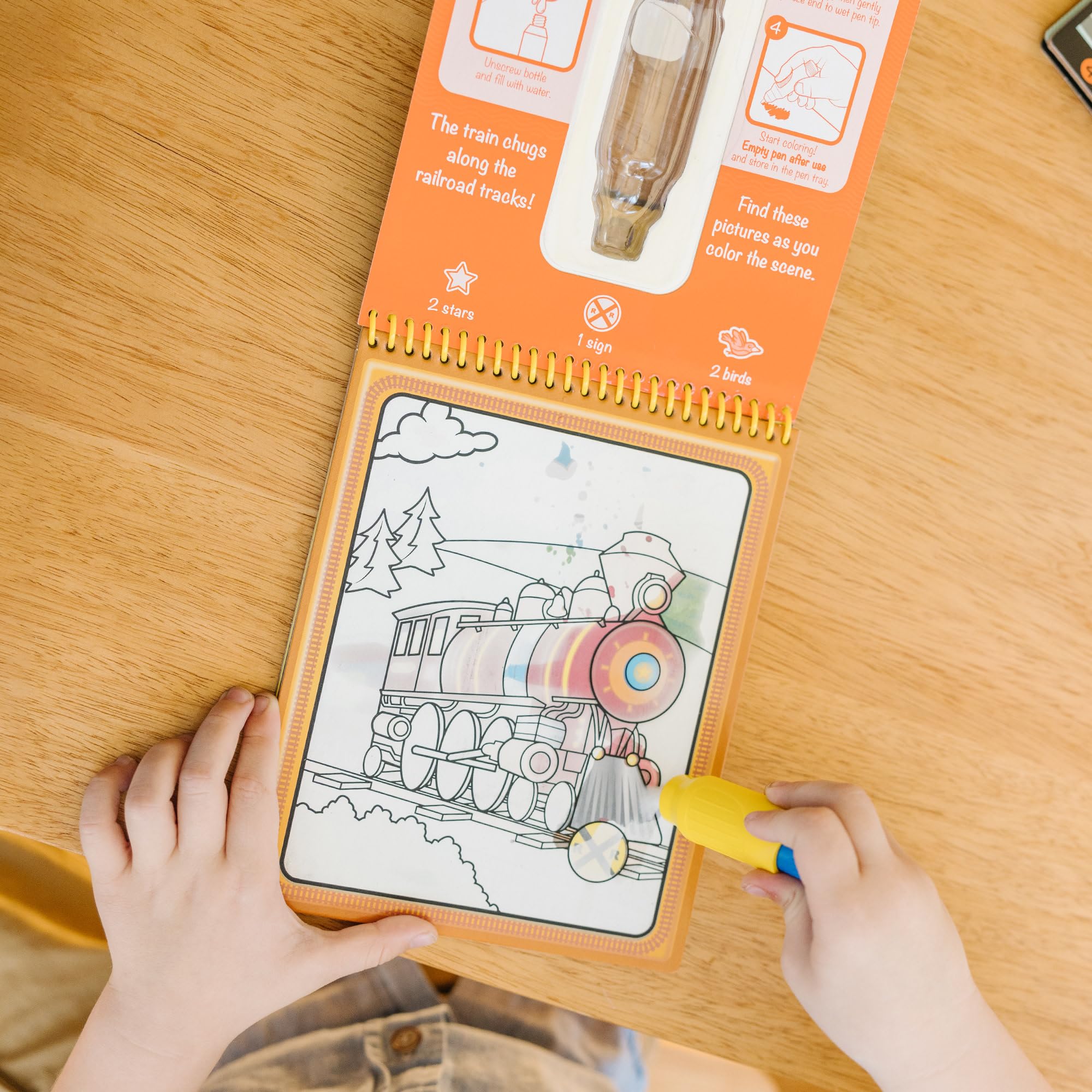 Melissa & Doug On the Go Water Wow! Reusable Water-Reveal Activity Pad - Vehicles 11