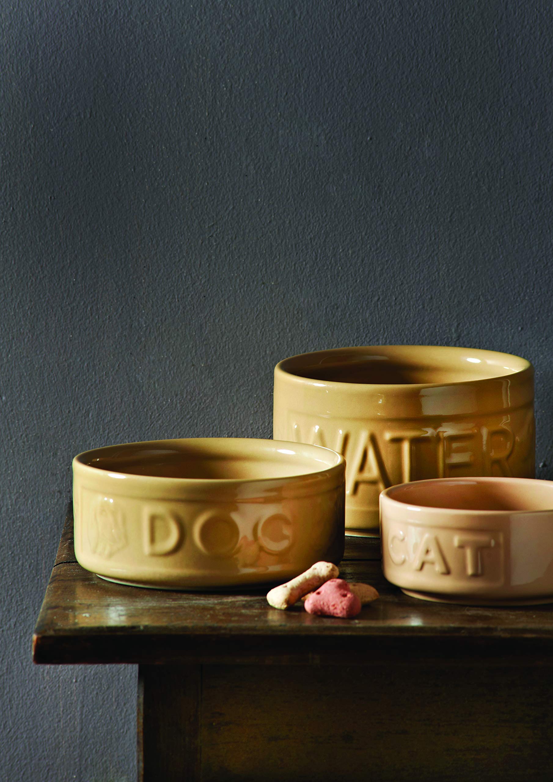 Mason Cash Cane Lettered Stoneware Dog Bowl - 1.2L Capacity | Durable | Medium/Large Breeds 3