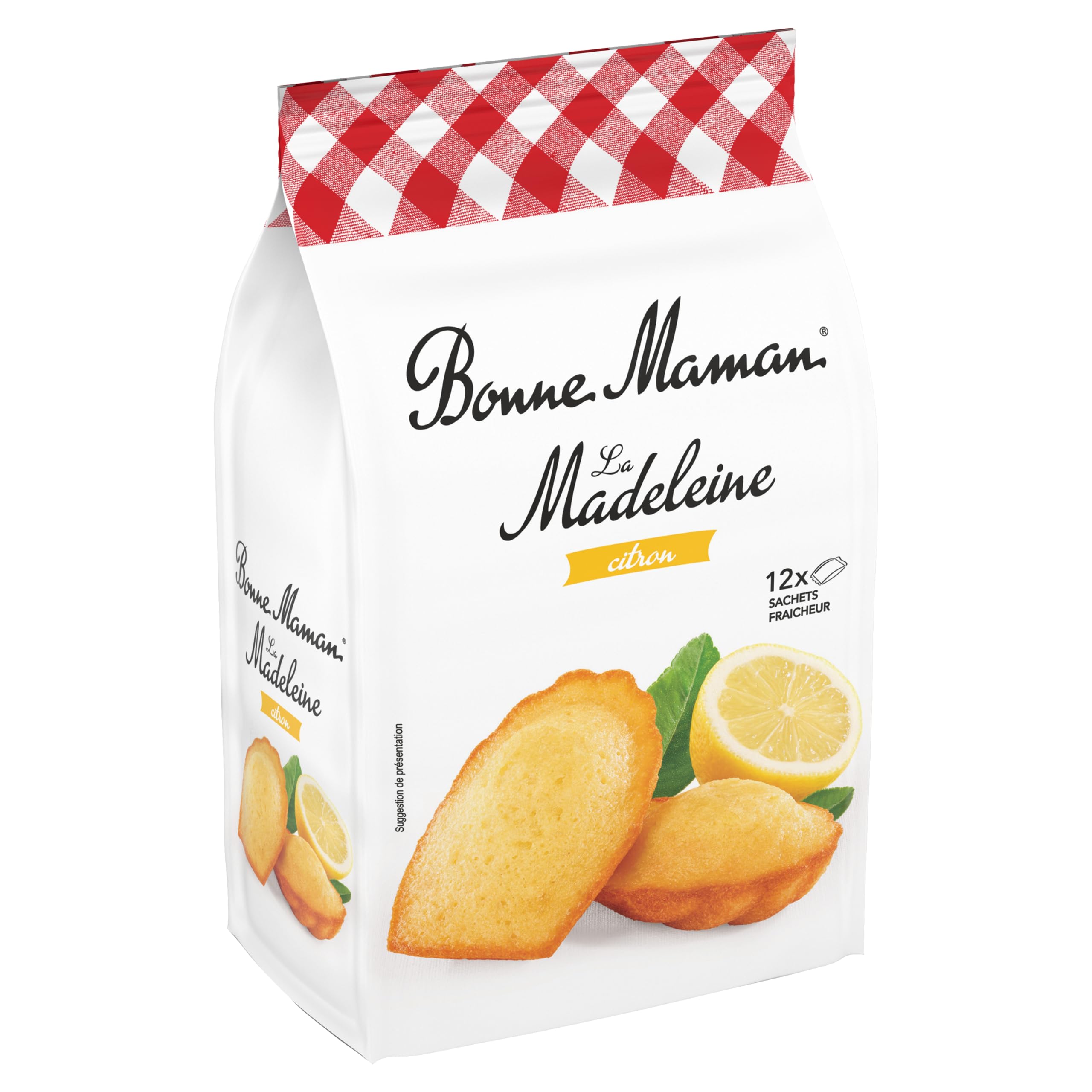 Bonne Maman Original French Lemon Madeleines - Madeleines au Citron - 12 Pack