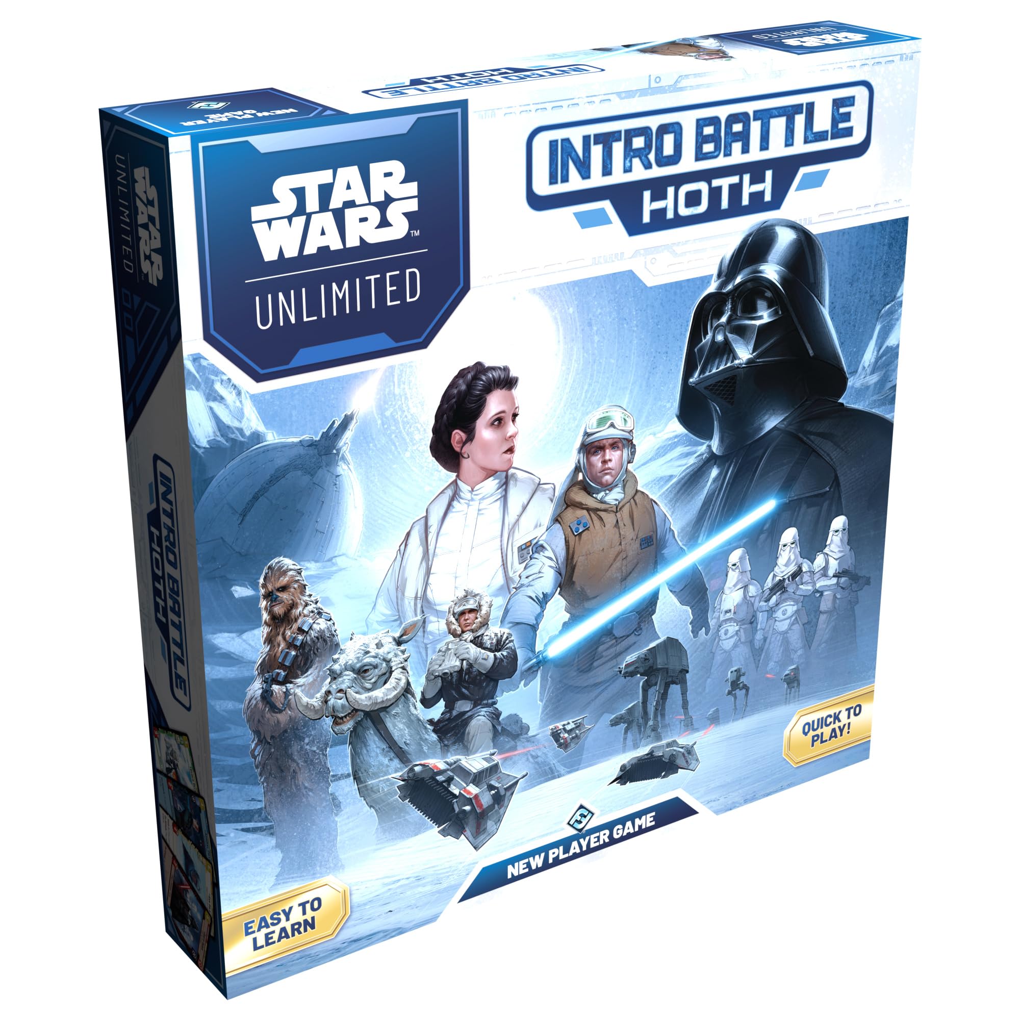 Asmodee Star Wars Unlimited TCG Intro Battle Hoth - Ready-to-Play Trading Card Game Starter Set | Ages 12+