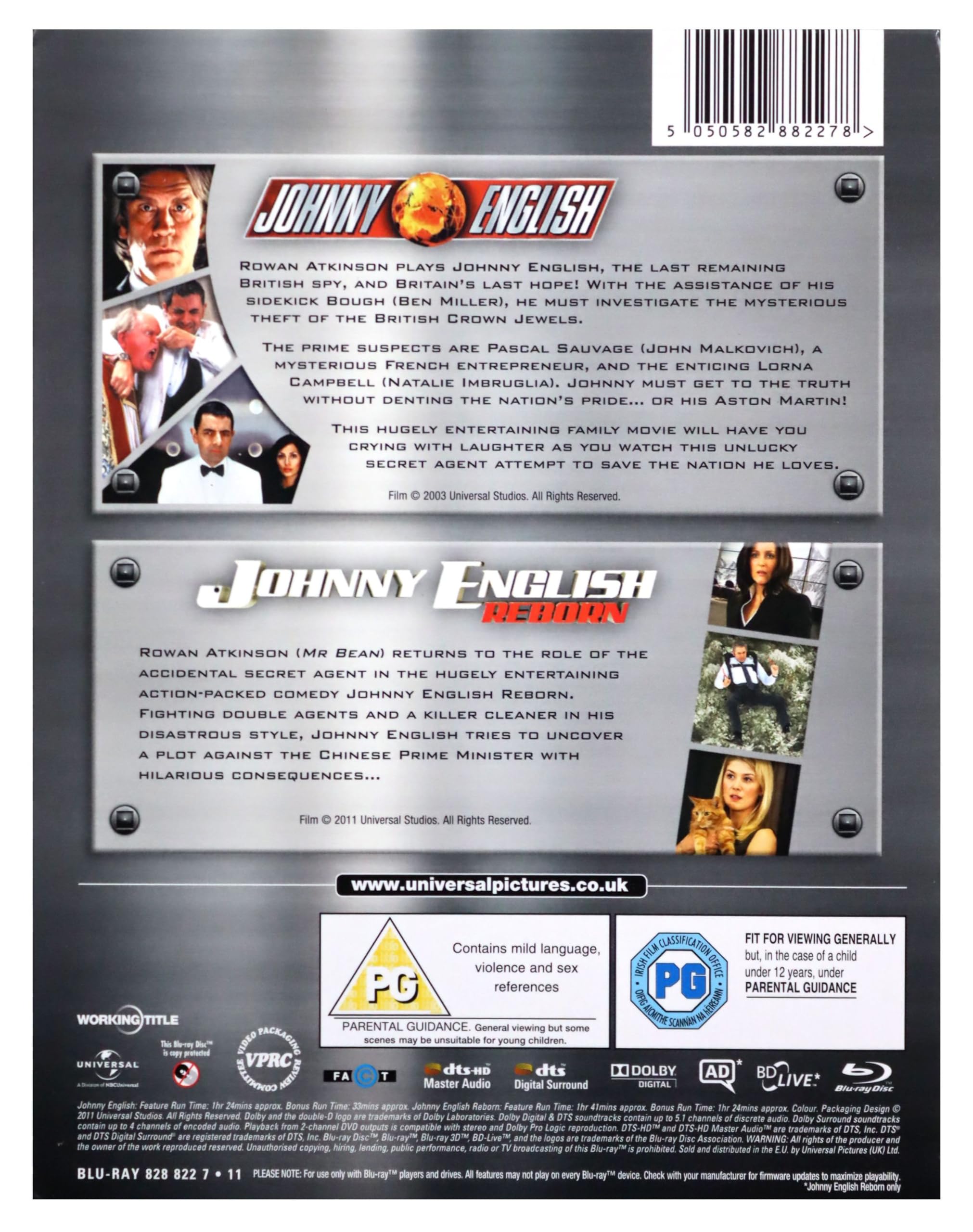 Johnny English / Johnny English Reborn Double Pack [Blu-ray] 4