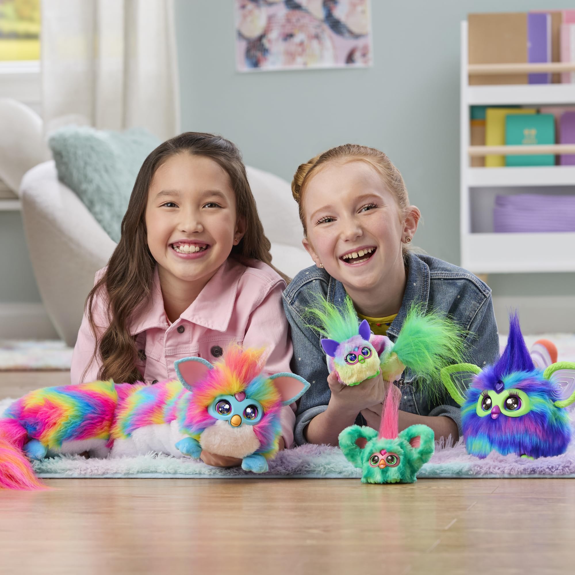 Furby Kitt-Ee-Luv Pink Cheetah Print Interactive Plush Toy with Music & Sound Effects 5