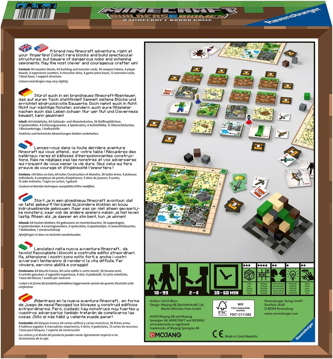 Ravensburger Minecraft Builders & Biomes Strategy Board Game – Base Game for 2-4 Players 9