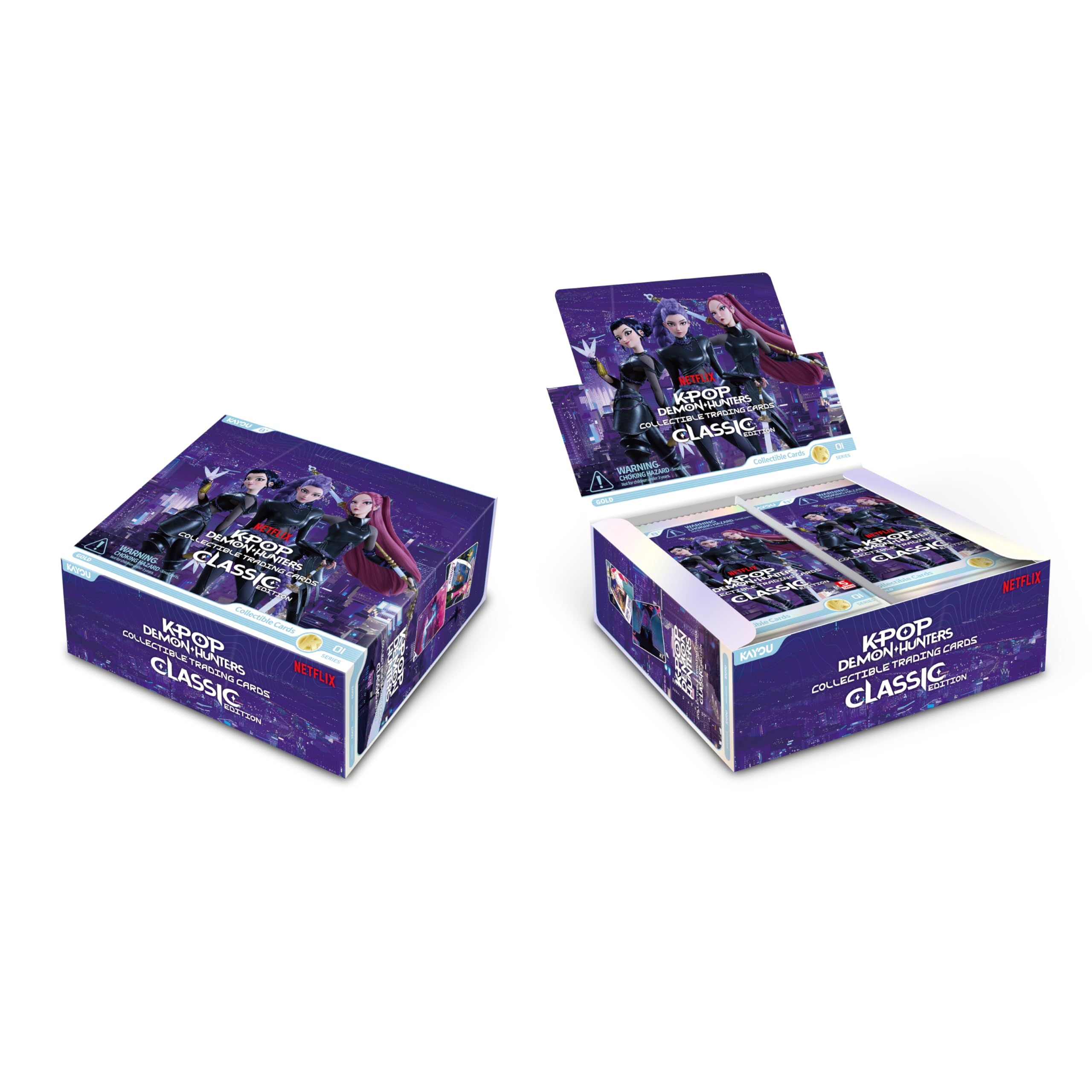 Kayou Limited K-POP Demon Hunters: Classic Edition Series 1-B Booster Packs | 20 Packs, 5 Cards Each