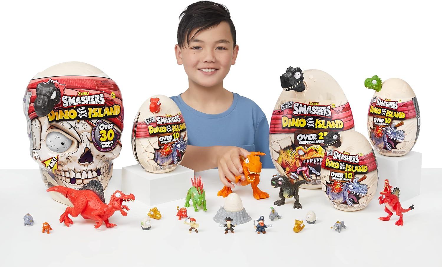 ZURU Smashers Dino Island Surprise Mini Egg - Spinosaurus - 12 Surprises to Smash & Discover 6