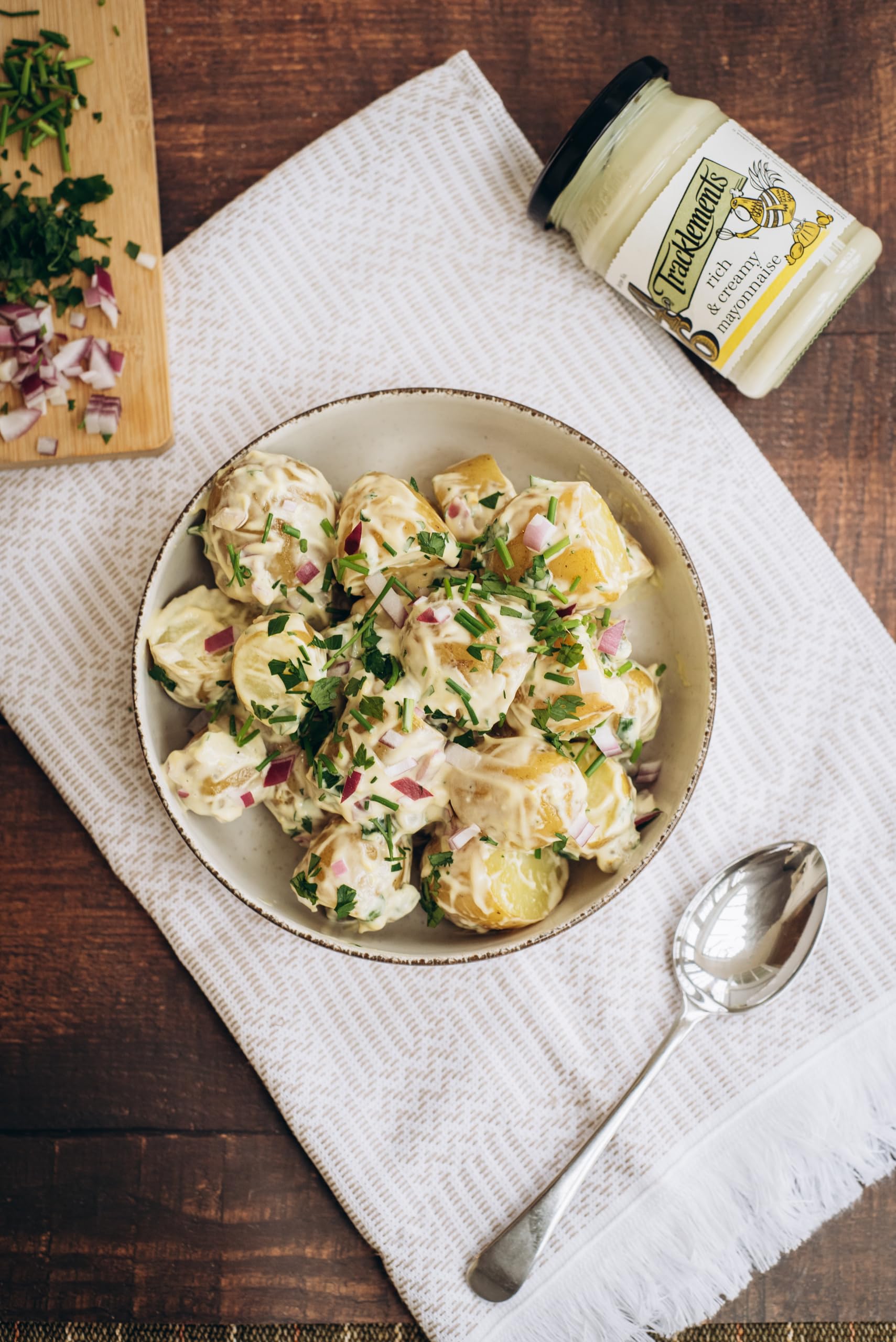 Tracklements Reichhaltige und cremige Mayonnaise – preisgekröntes cremiges Gewürz mit Eiern aus Freilandhaltung
