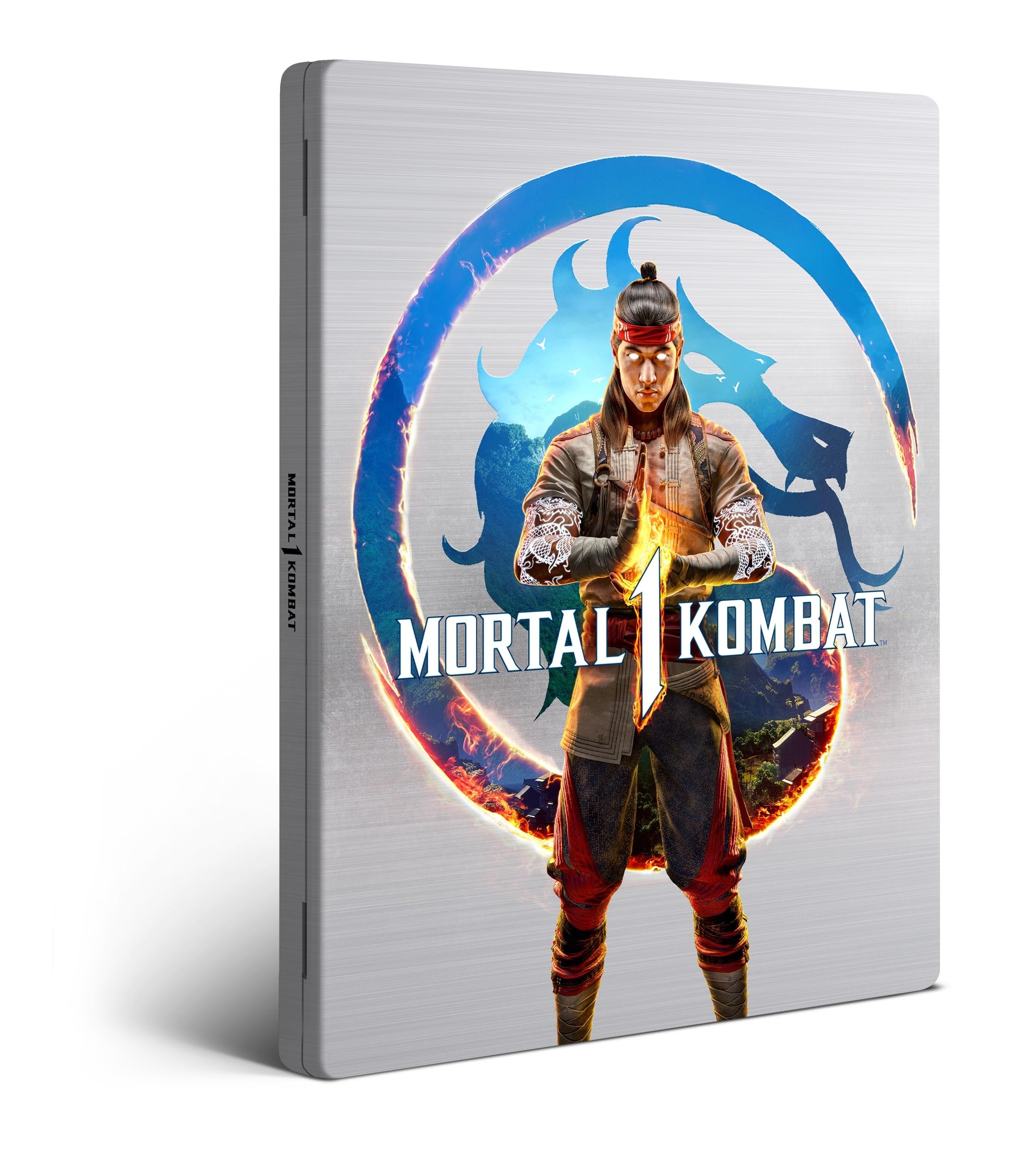 MORTAL KOMBAT 1 SteelBook Case | White | 190x140x20mm