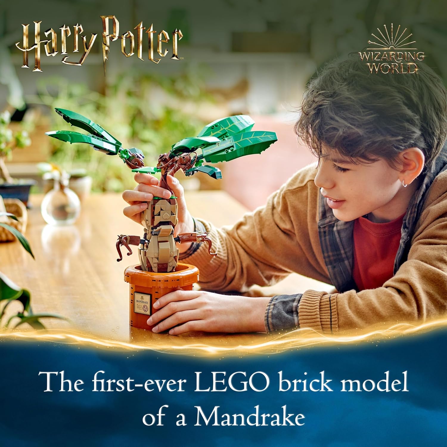 LEGO Harry Potter Mandrake Plant Toy - Buildable Magical Creature Display Set for Ages 10+ 8