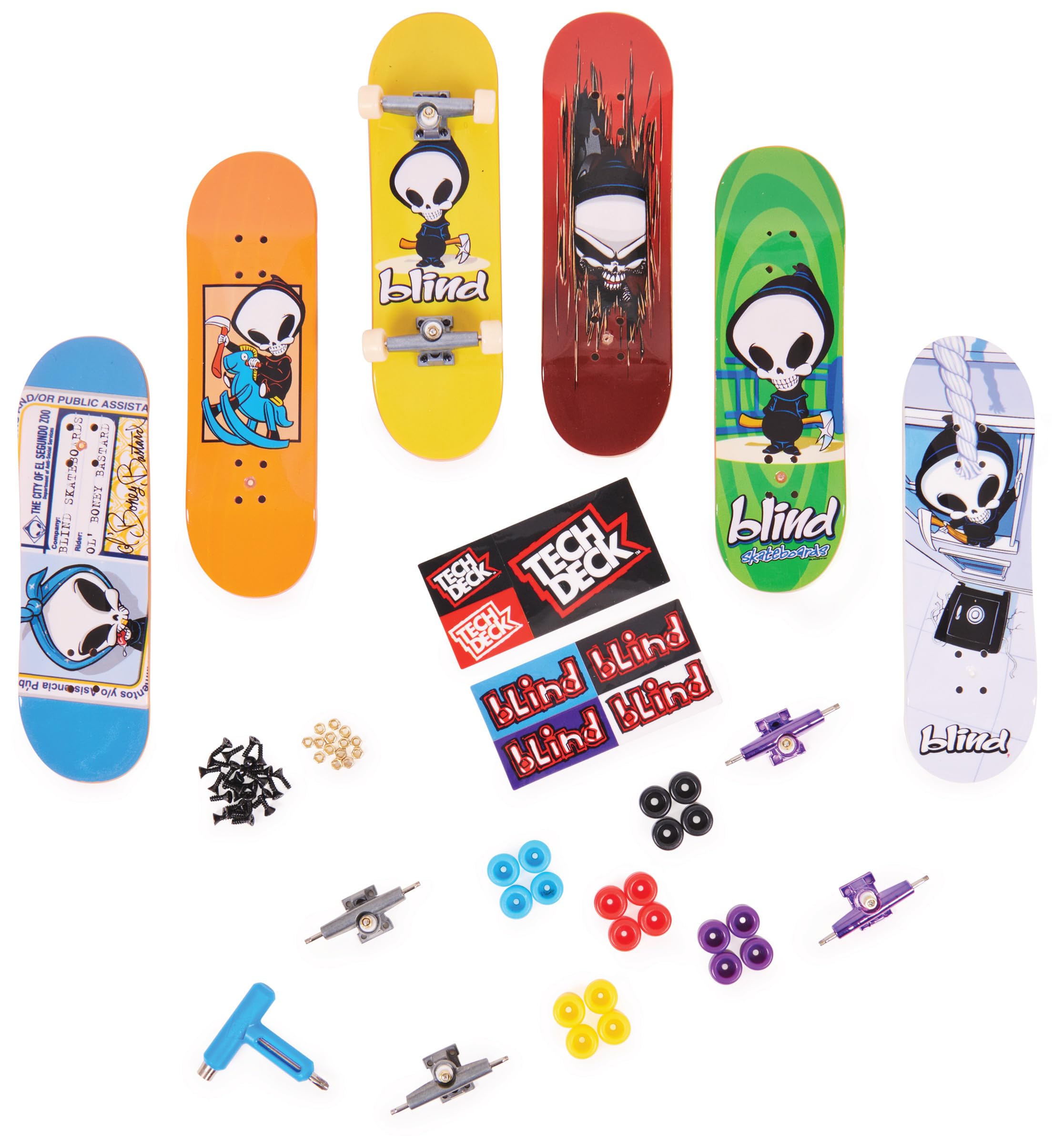Tech Deck Sk8shop Bonus Pack - Build 6 Custom Fingerboards, Ages 6+ 10