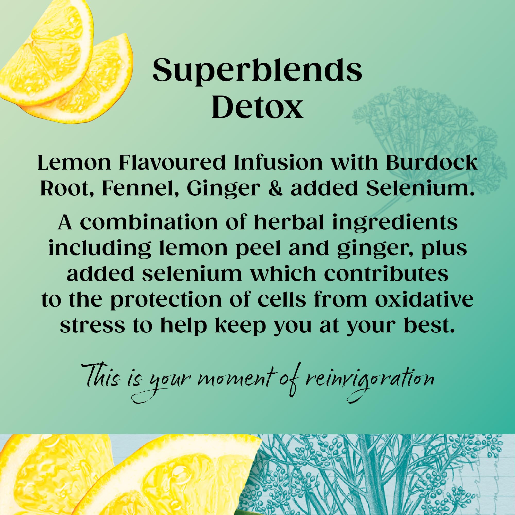 Twinings Detox Lemon Ginger & Burdock Root Herbal Tea Infusion 5