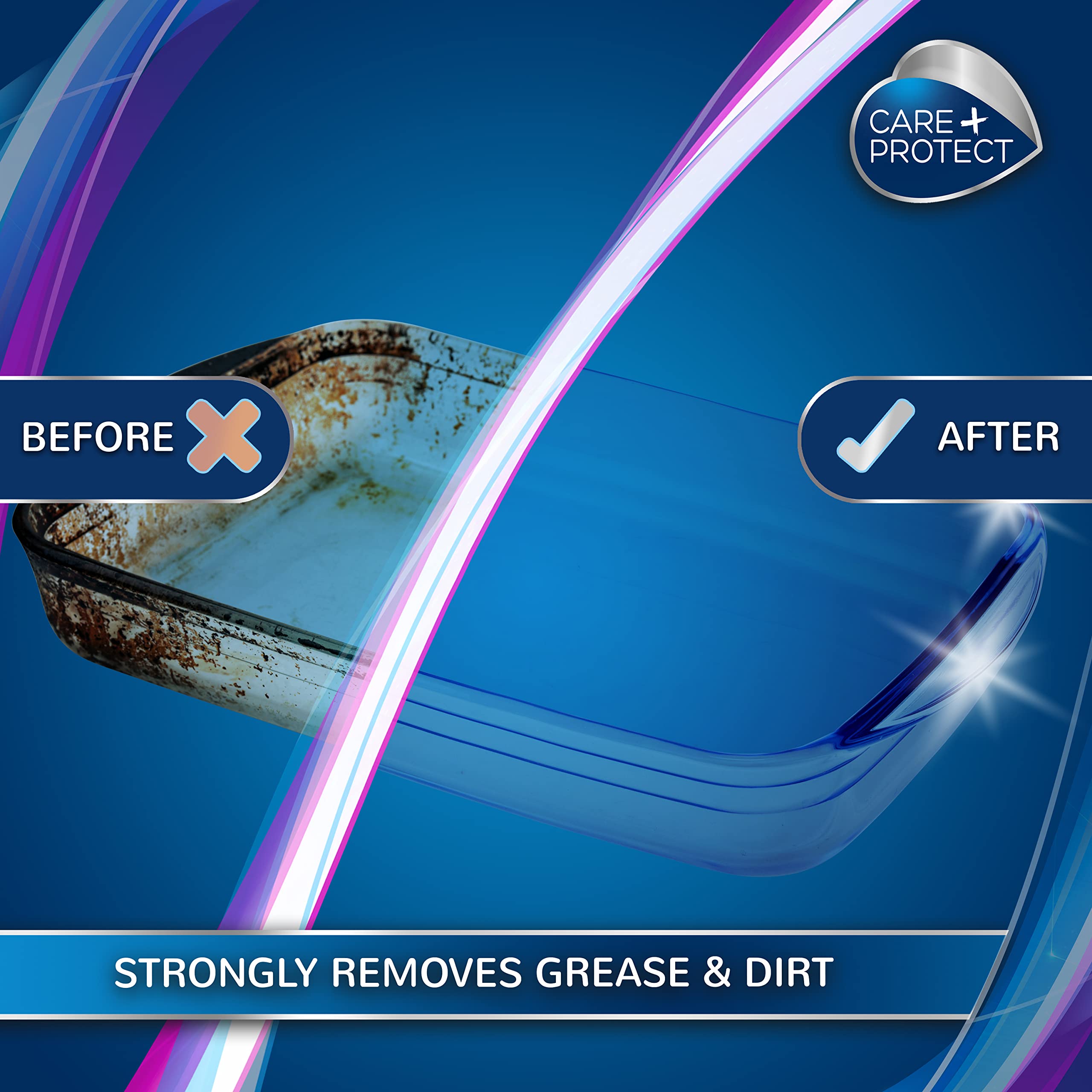 CARE + PROTECT Dishwasher Gel All in One - Degreaser, Rinse Aid, Salt & Odor Neutralizer - 750ml 3