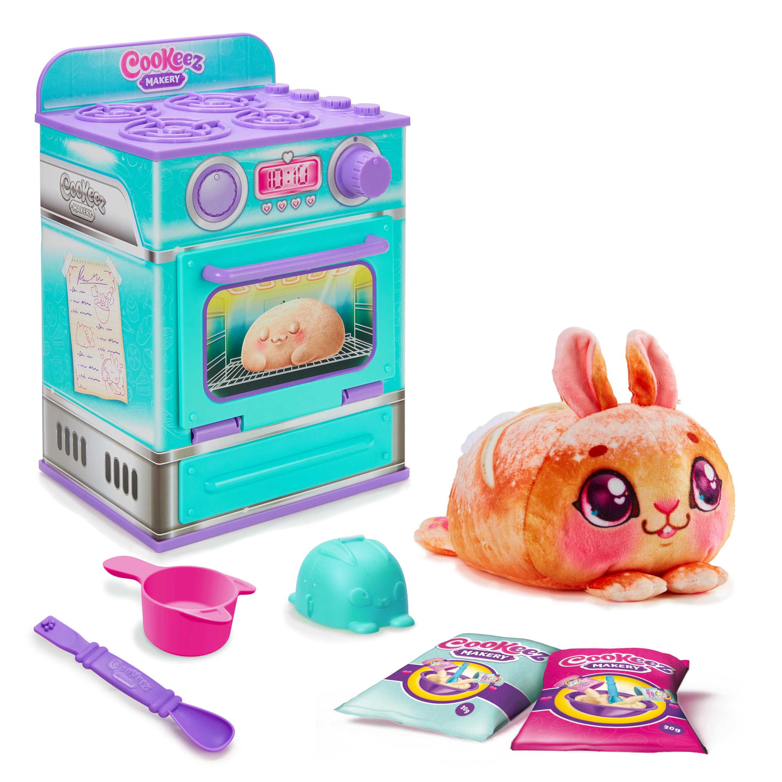 Cookeez Makery Oven Playset - Interactive Baked Treatz Plush Toy for Ages 5+