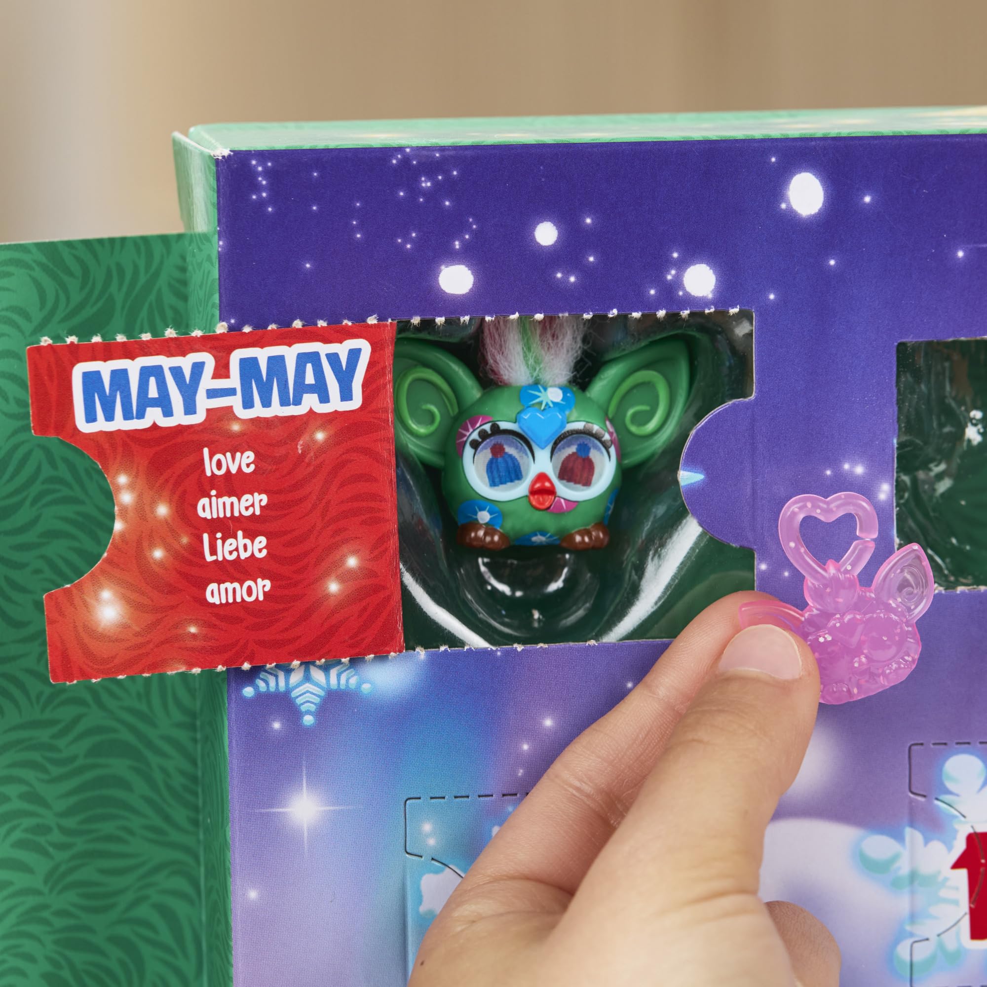 Furby Minis Furbulous Advent Calendar - 24 Days of Collectible Figures, Stickers & Keychain Charms 7