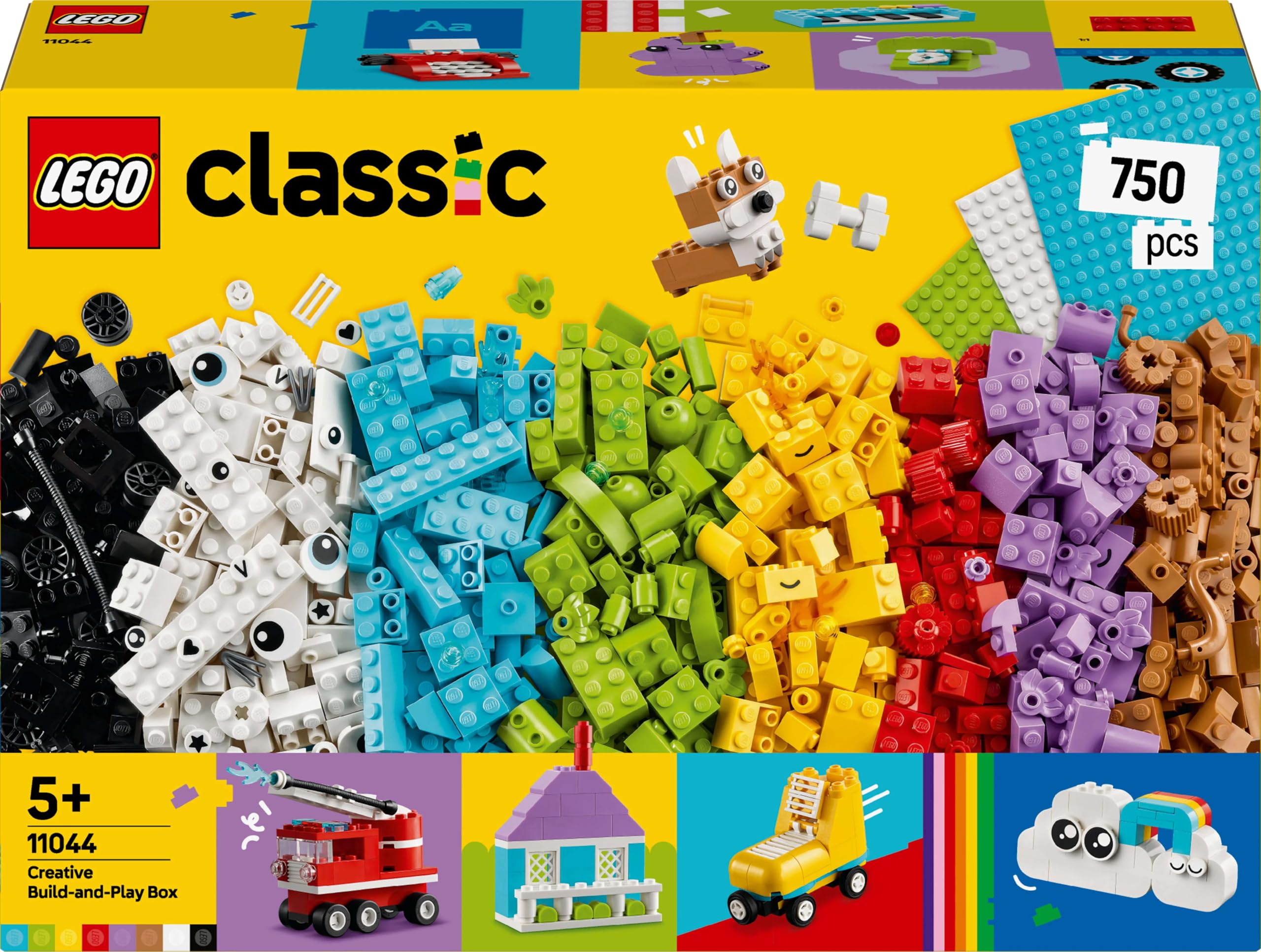 LEGO Classic Creative Build-and-Play Box - 750-Piece Building Set for Kids 5+ 6