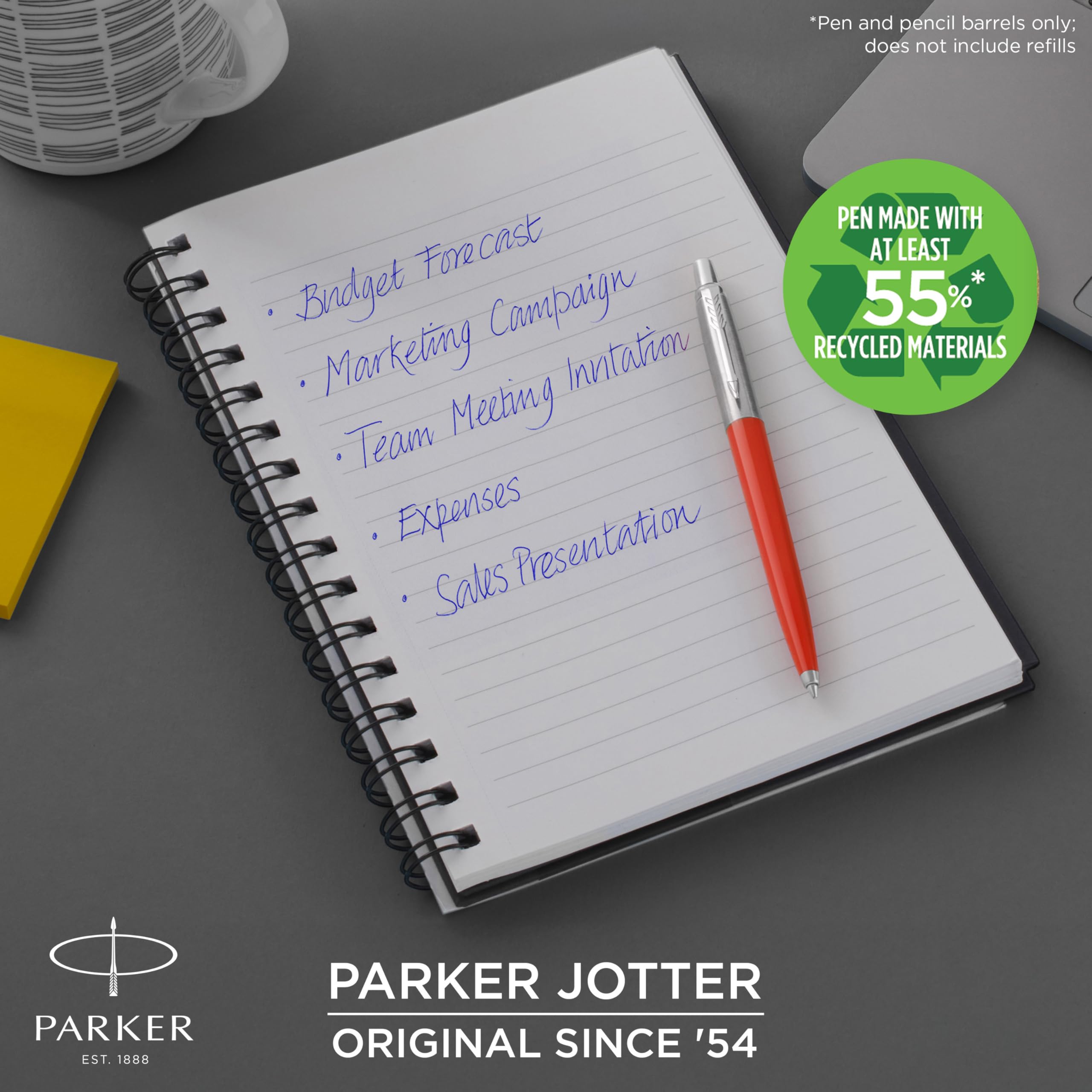 PARKER Jotter Originals Trio Gift Set - Ballpoint, Gel Pen & 0.5mm Mechanical Pencil | Multicolor 6