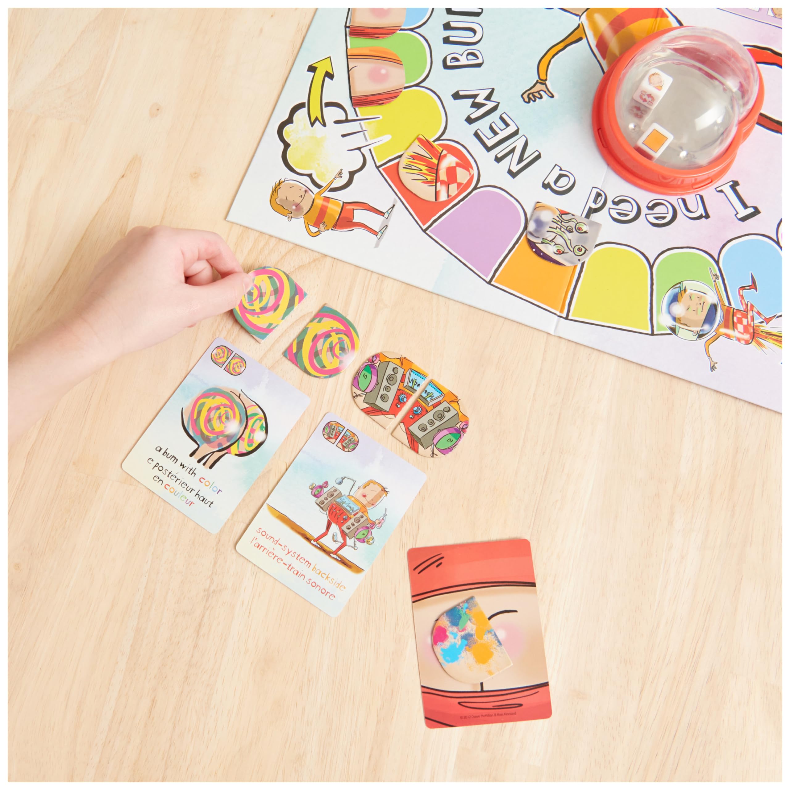 Spin Master Games I Need a New Bum! The Game - Card Board Game Based on the Book 9