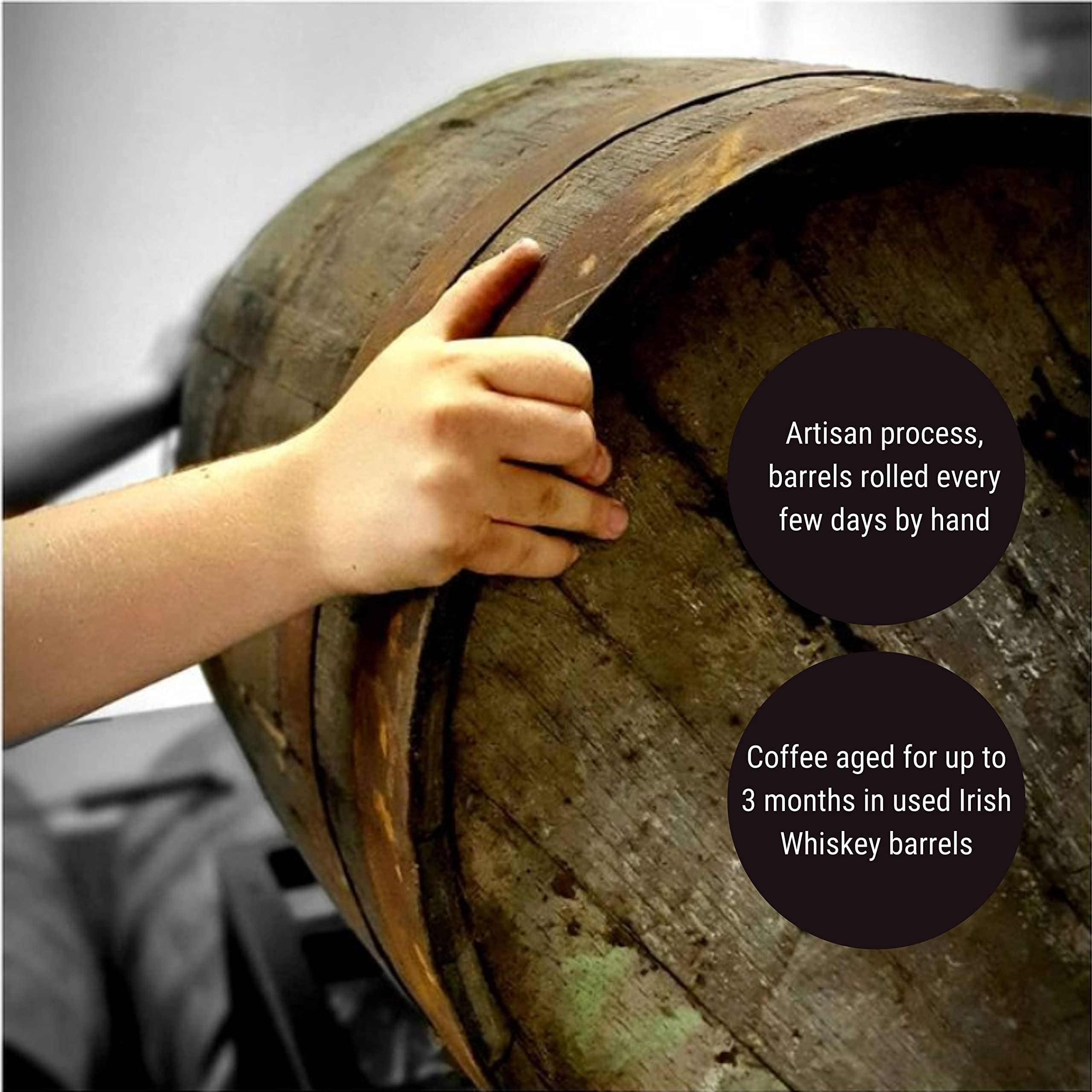 Brady's Irish Barrel Aged Ground Coffee - 100% Arabica Medium Roast - 227g 13