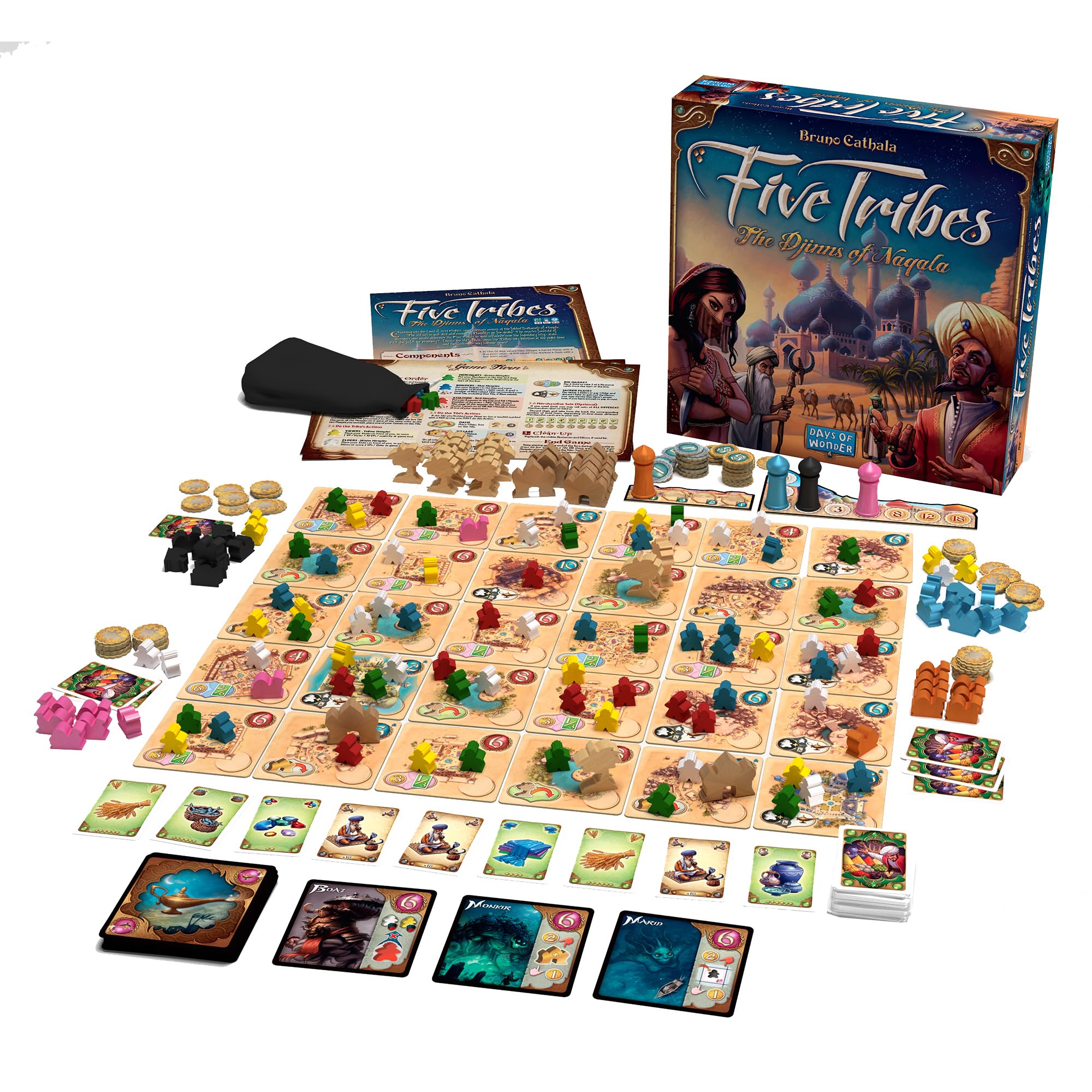 Days of Wonder Five Tribes: The Djinns of Naqala Board Game 5