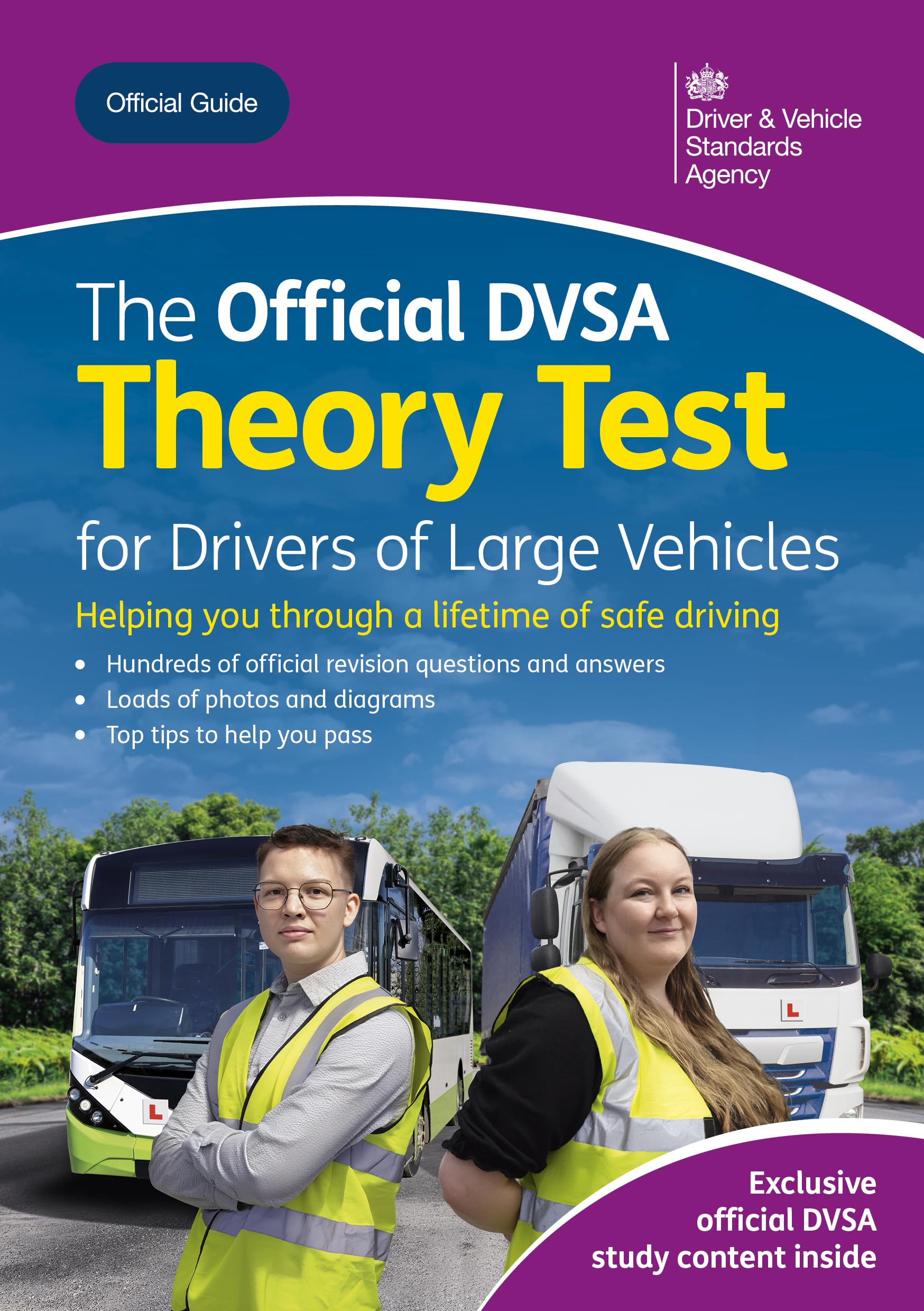 Driver and Vehicle Standards Agency Official DVSA Theory Test Guide for Large Vehicles | Paperback 1