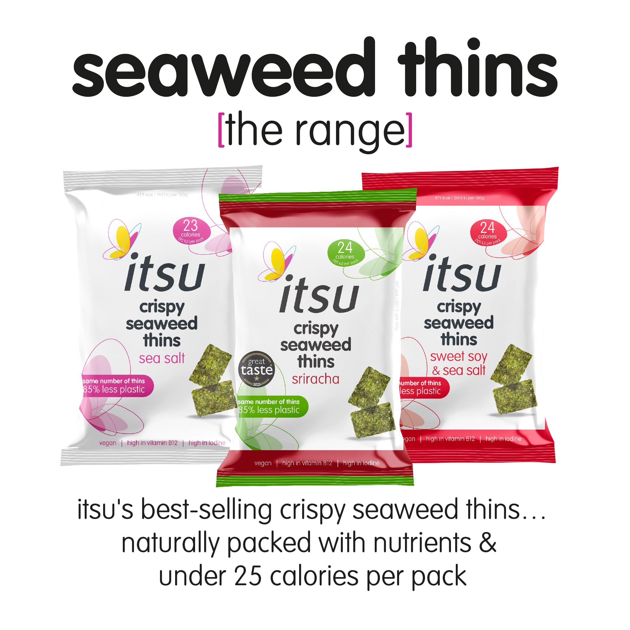 Itsu - Seaweed Thins Sweet Soy &amp; Sea Salt 5g 20er-Pack 4