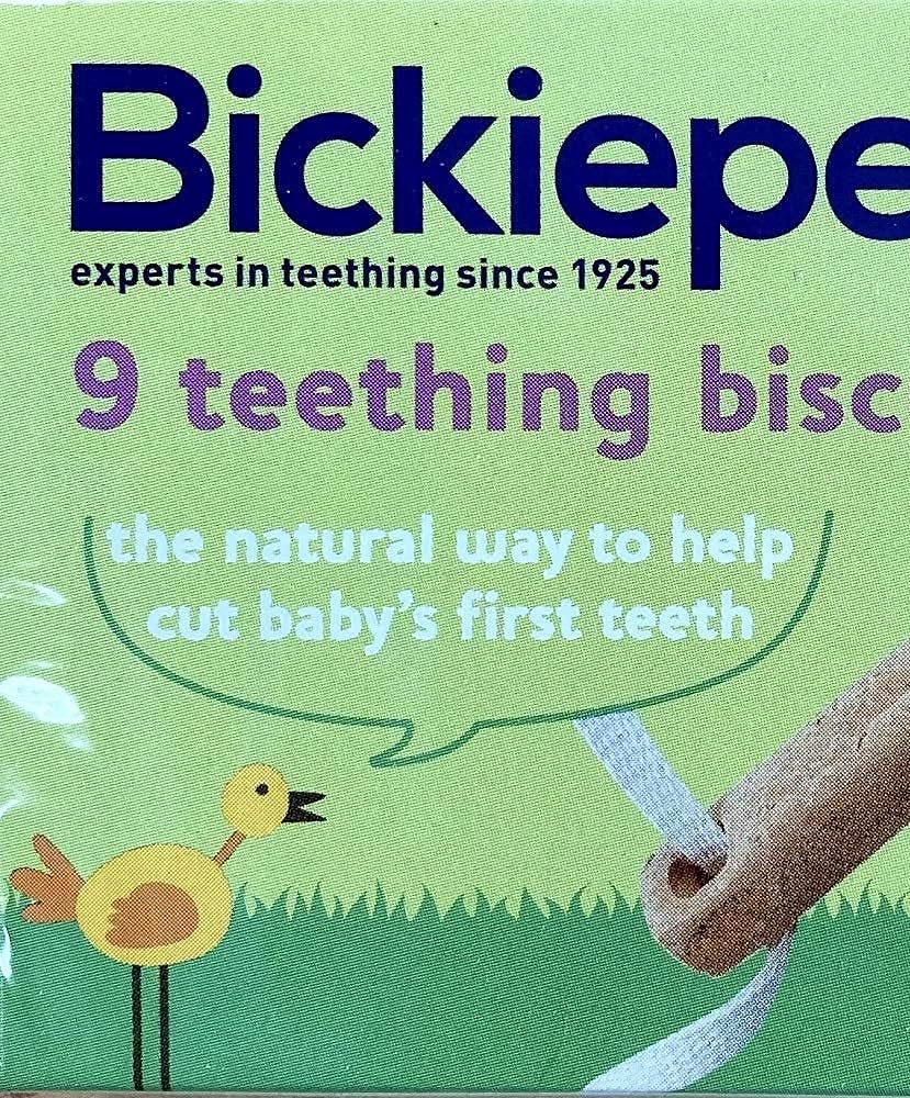 Bickiepegs - Natural 9 Teething Biscuits for Babies (38 g)