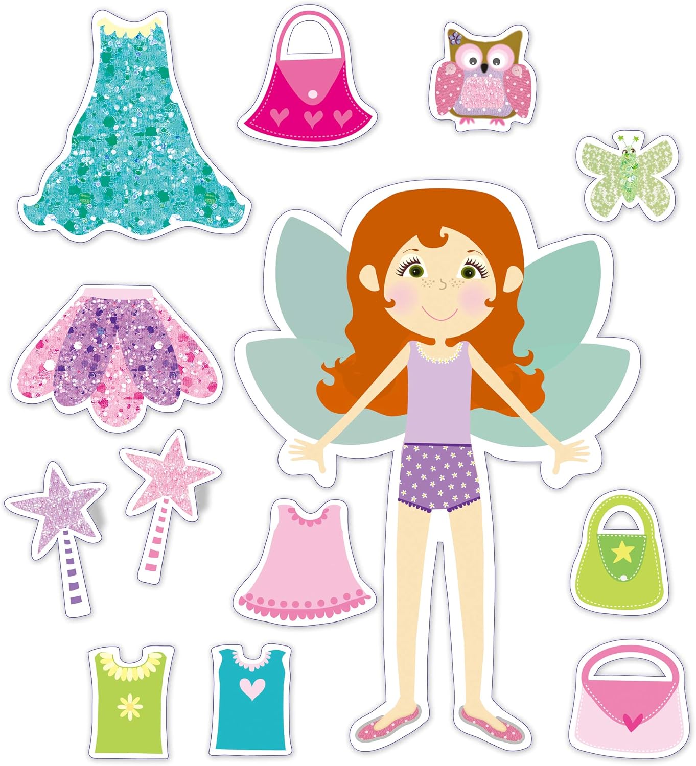 Galt Fairy Dress Up Set - Magnetic Craft Playset for Kids Ages 3+ 5