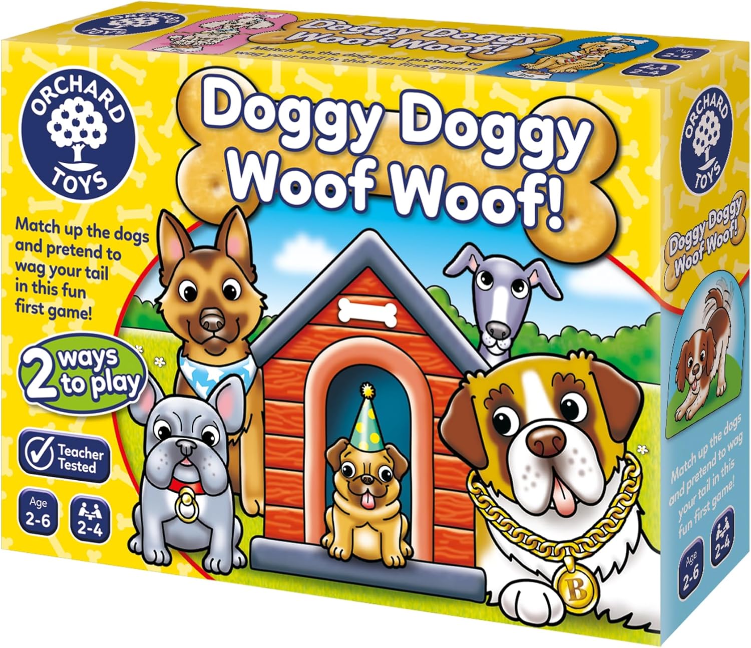 Orchard Toys Doggy Doggy Woof Woof! Matching and Memory Board Game