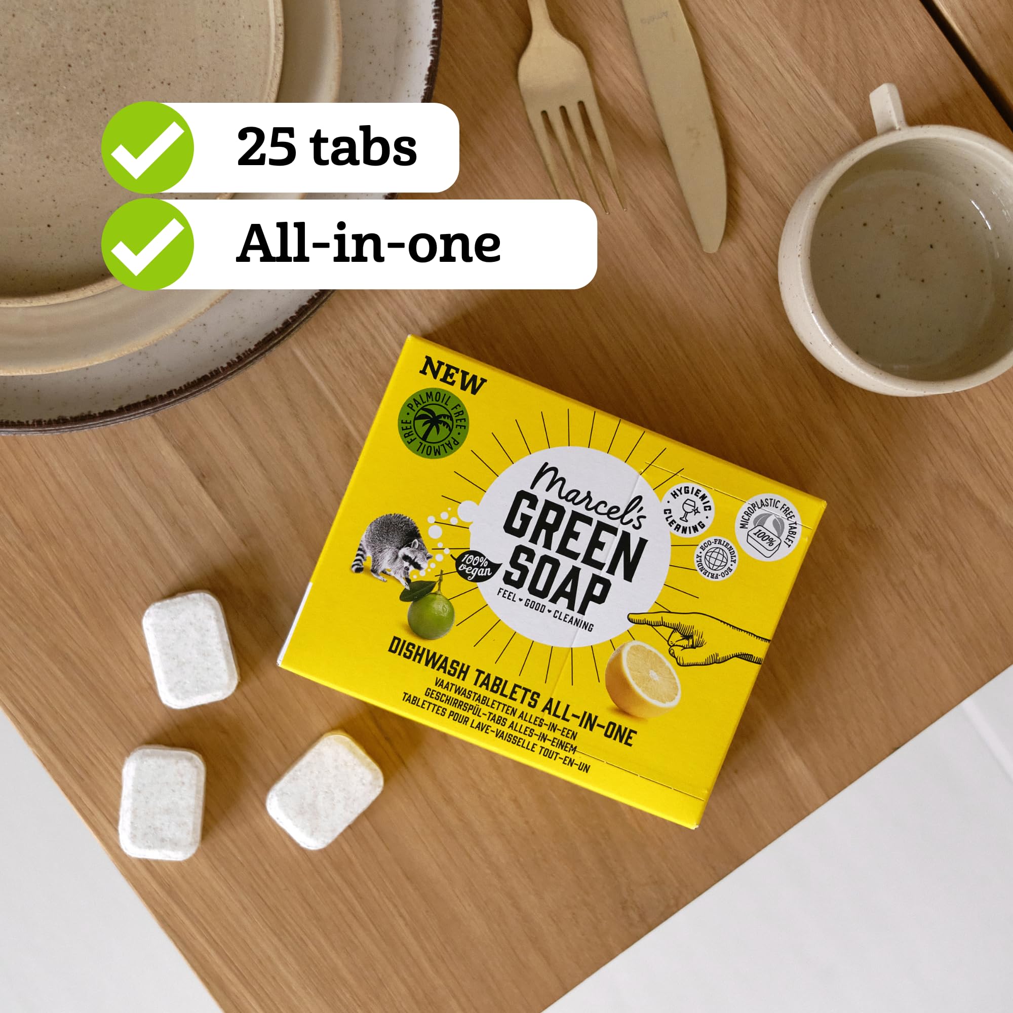 Marcel's Green Soap - Geschirrspültabs All-in-One - 25er-Pack 6