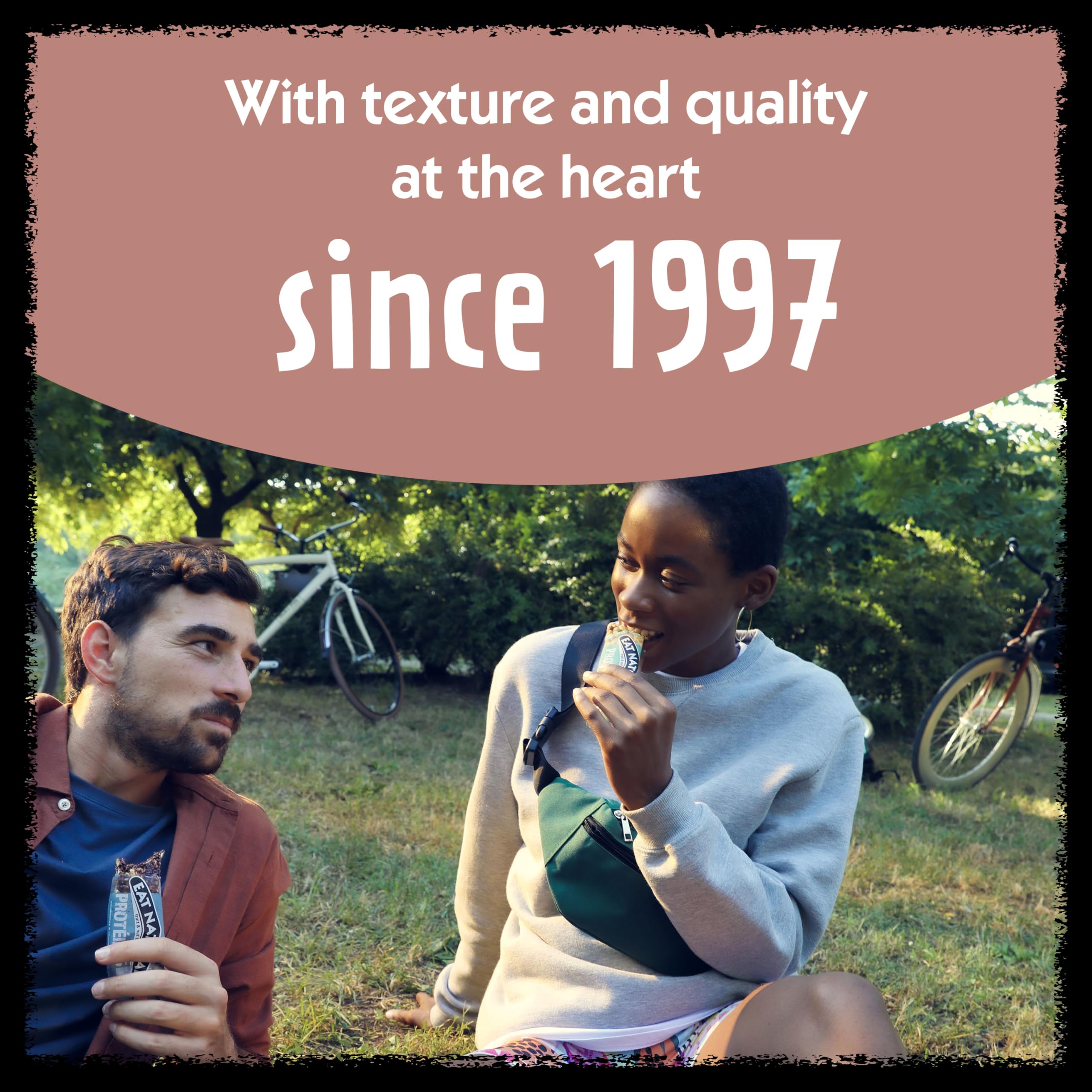 Eat Natural Haselnuss &amp; Dattel mit Erdnüssen &amp; Mandeln Frucht- &amp; Nussriegel 12 x 40 g 7