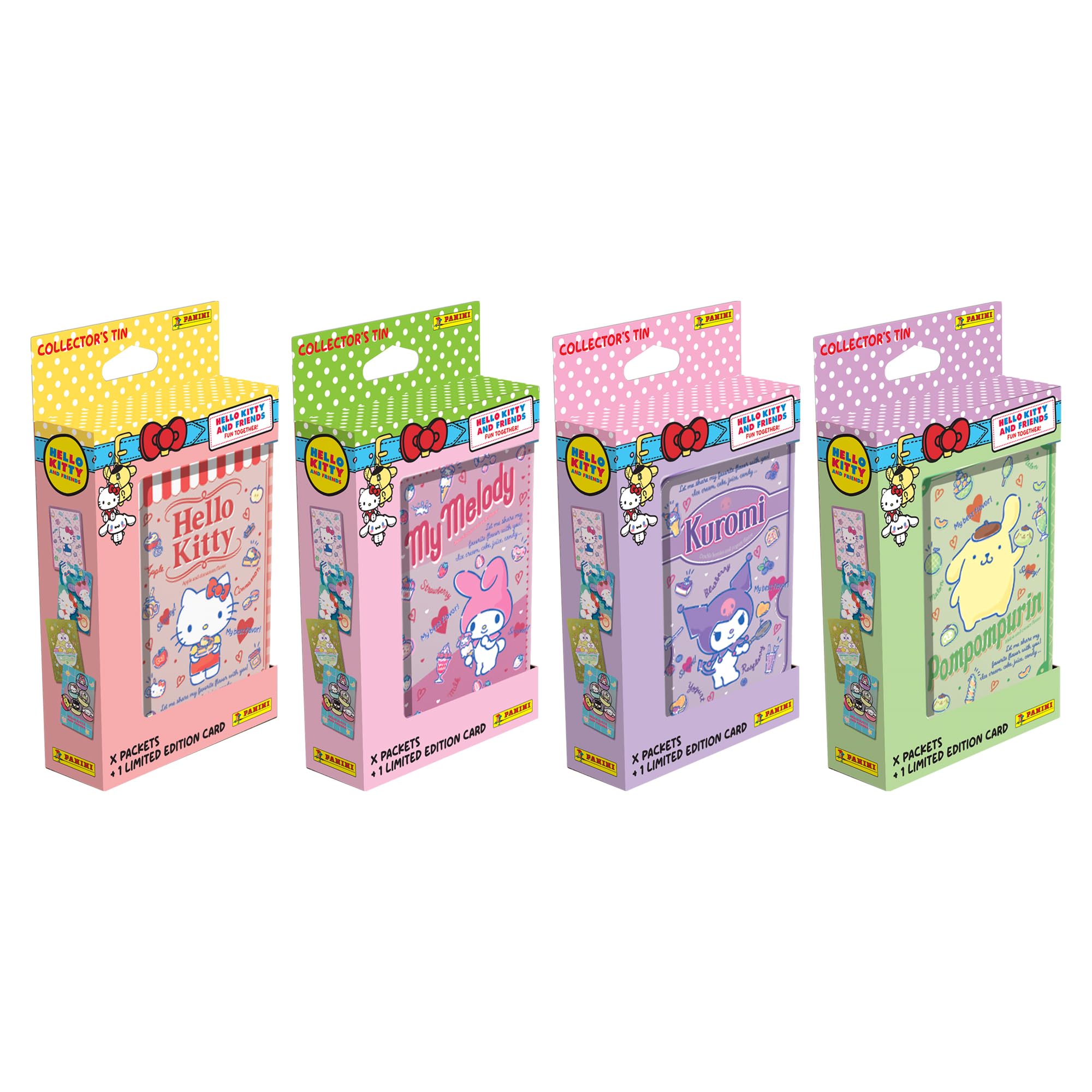 Panini Hello Kitty & Friends Trading Card Collector Tin | 4 Packets + 1 Limited Edition Card