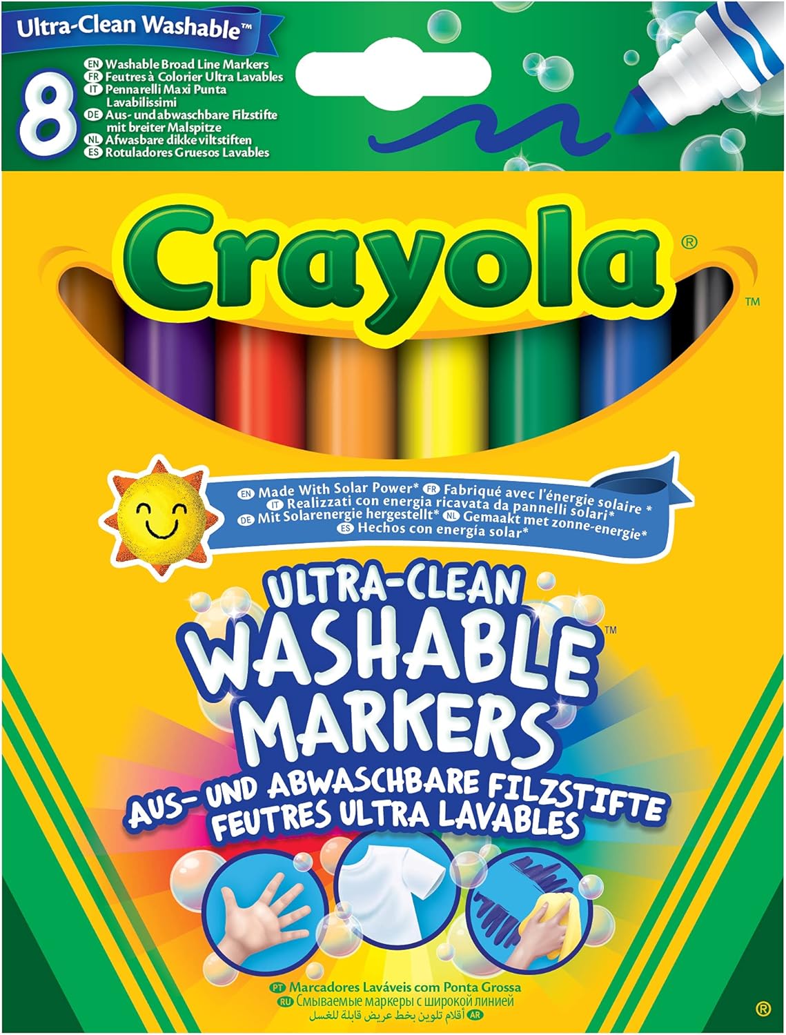 CRAYOLA Crayola 58-8328 Ultra-Clean Abwaschbare Marker, sortiert