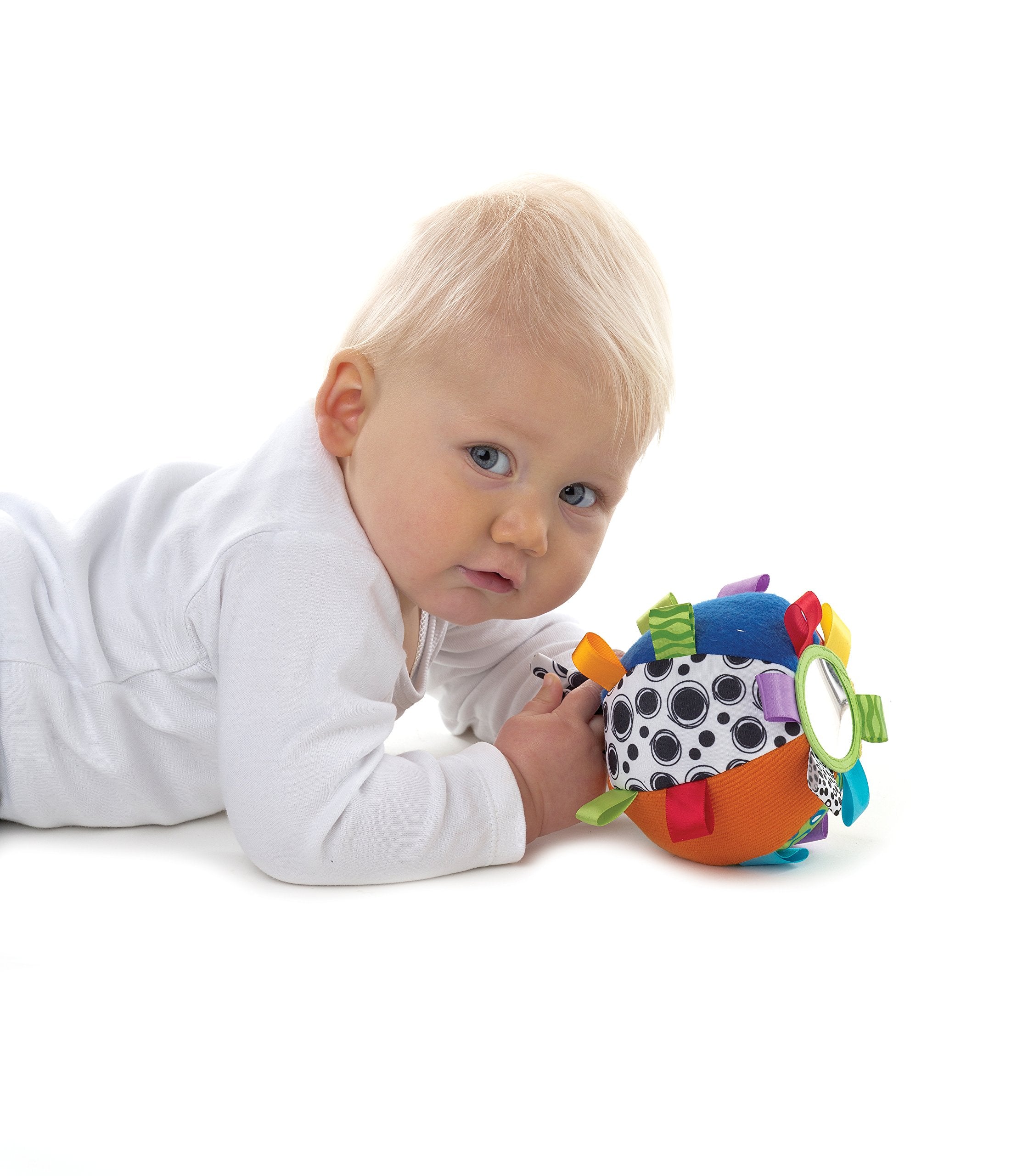 Playgro Kick & Play Loopy Loops Ball - Sensory Development Toy for Babies | Multicolour 4