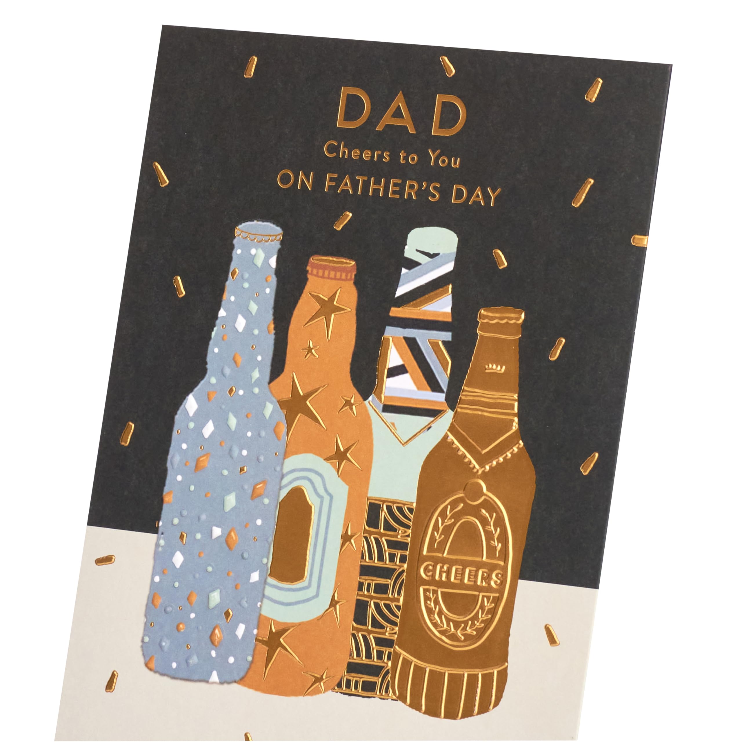 UK Greetings Father's Day Card for Dad, Grandad, Husband | Bottle Design | 14.9 x 22.9 cm 4