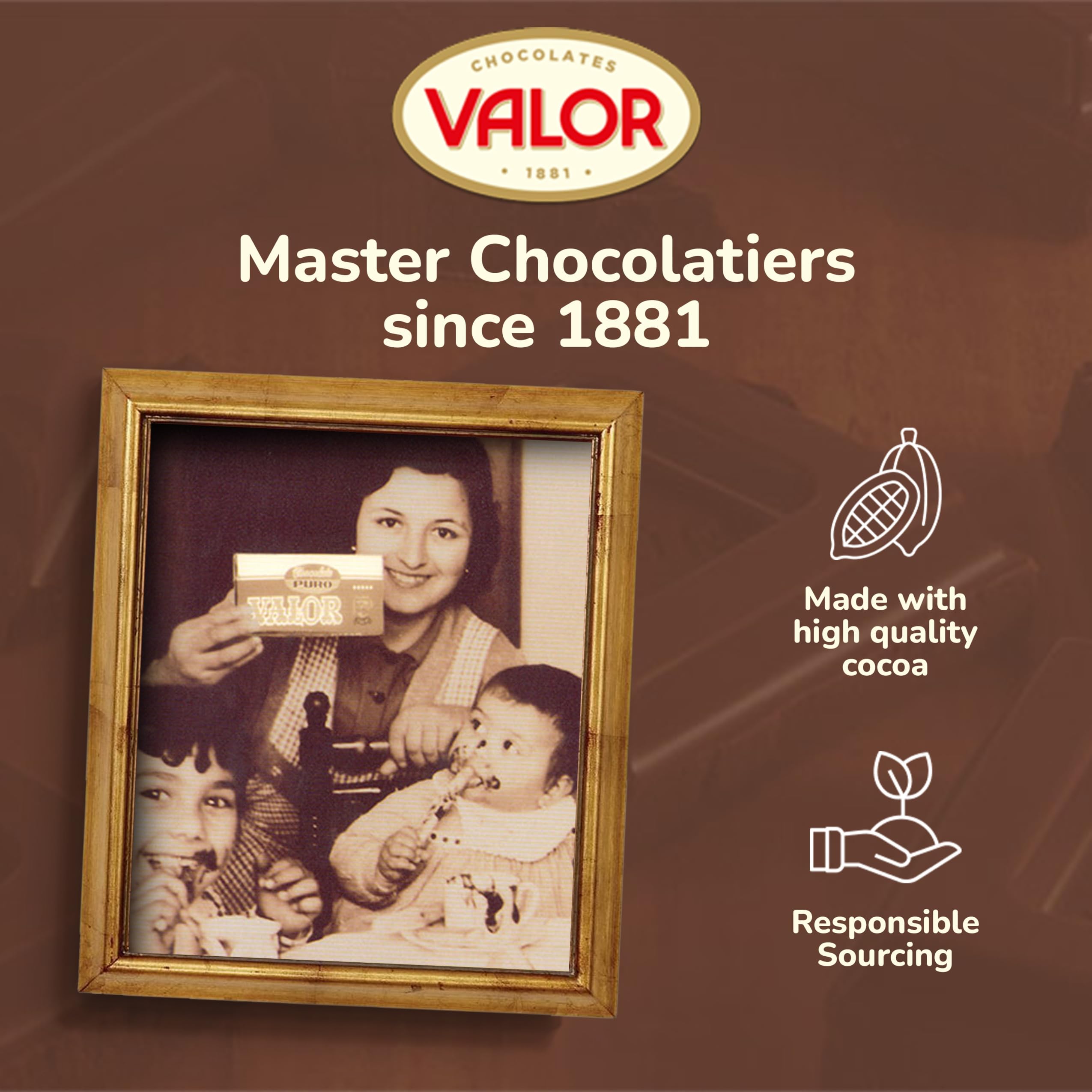 Valor - Sugar Free Milk Chocolate Bar (100g) 5
