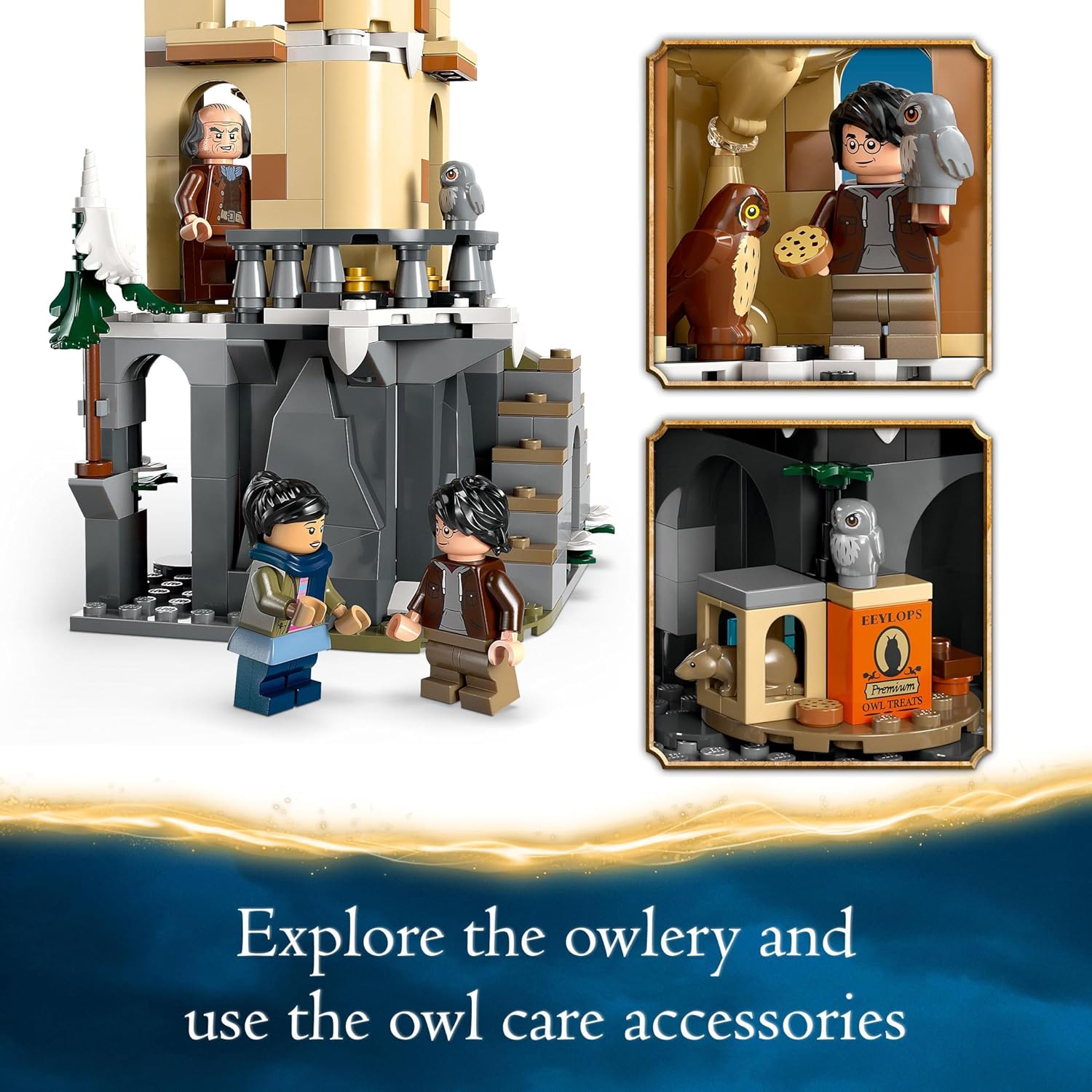 LEGO Harry Potter Hogwarts Castle Owlery 76430 - Building Set for Kids 8+ 6