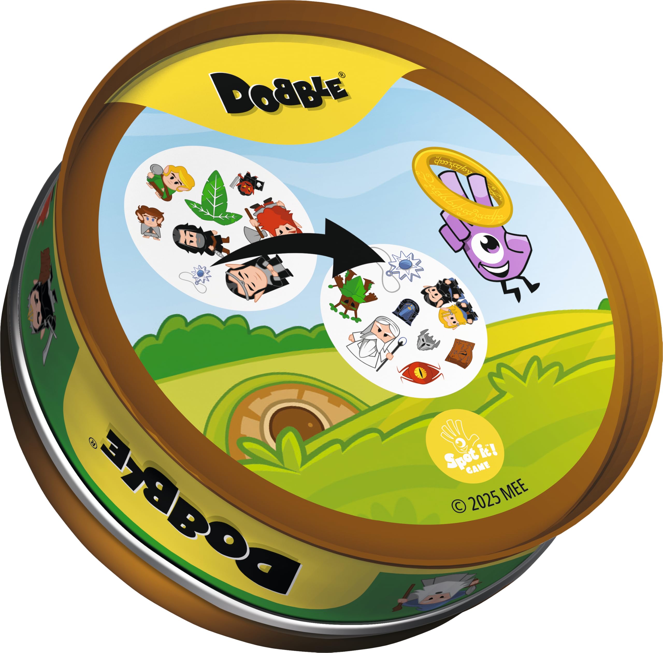 Asmodee Dobble Lord of the Rings Quest for the One Ring Card Game 4