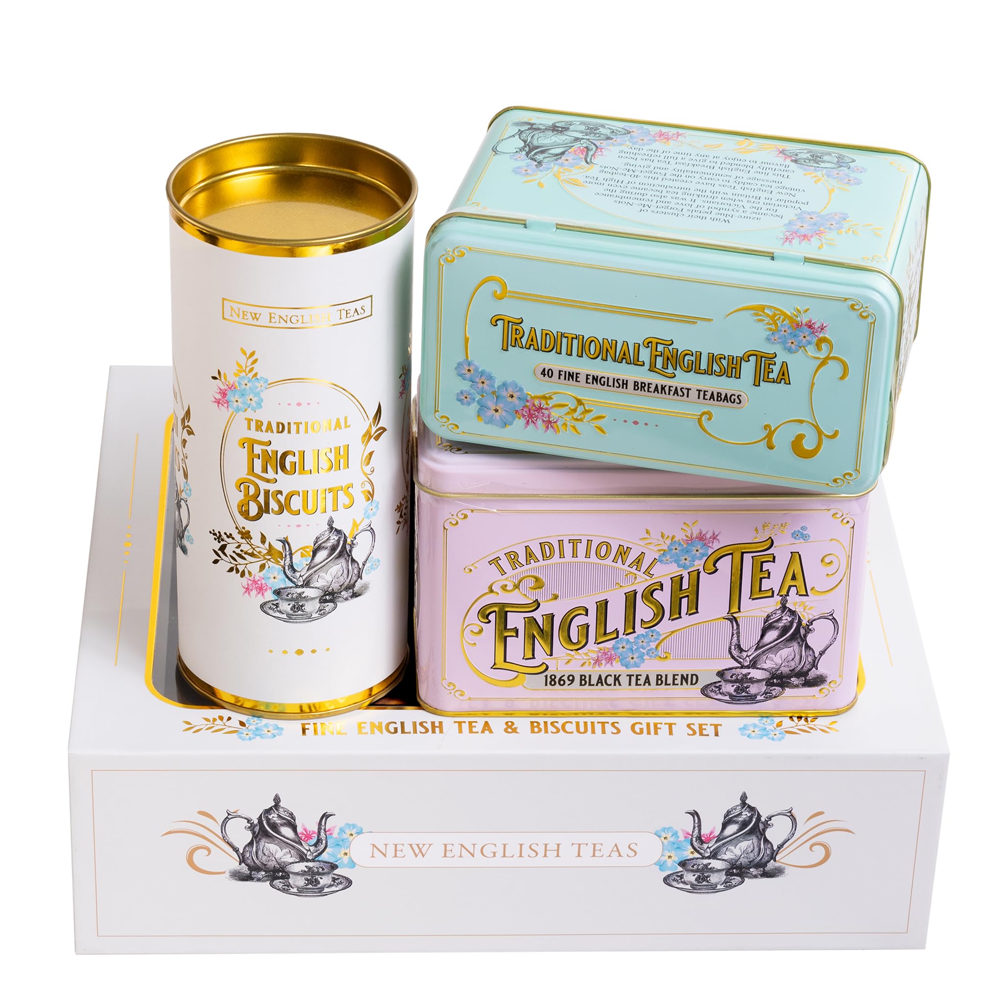 New English Teas - Vintage Victorian Tea & Biscuits Gift Set 7