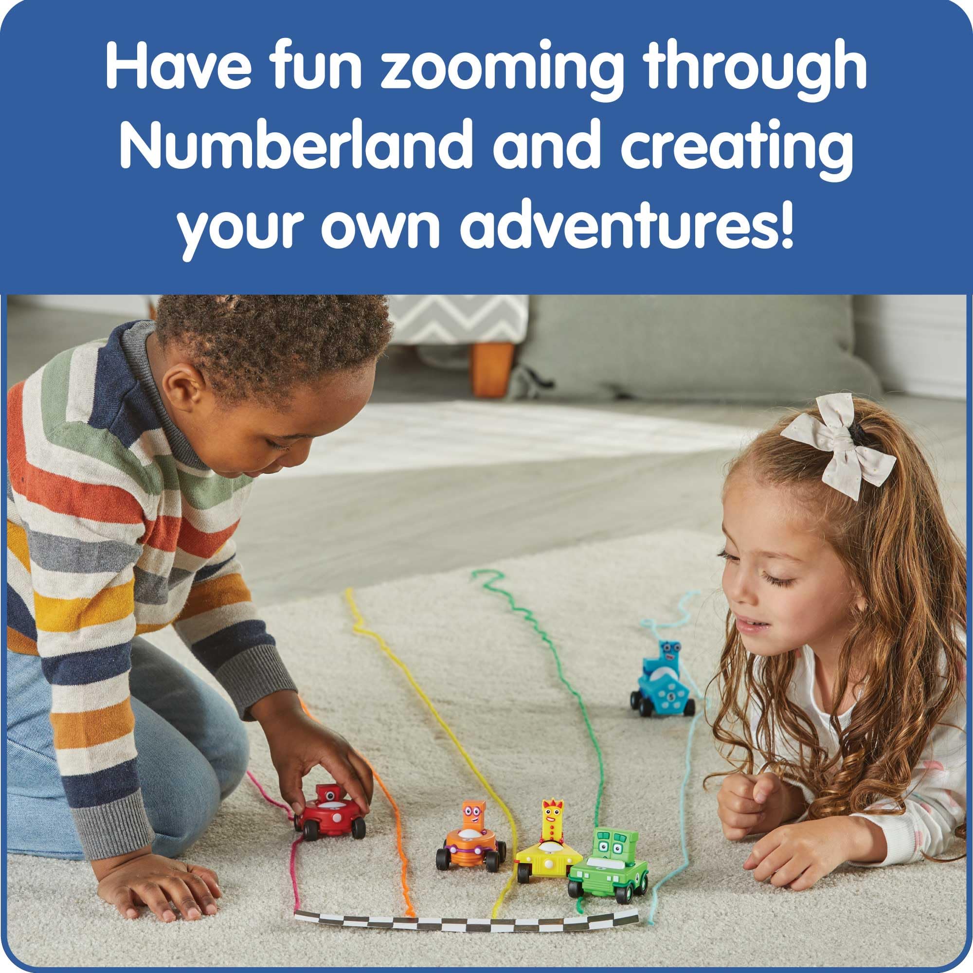 Learning Resources Numberblocks Mini Vehicles Set - 5 Car Pack with Rolling Wheels 12