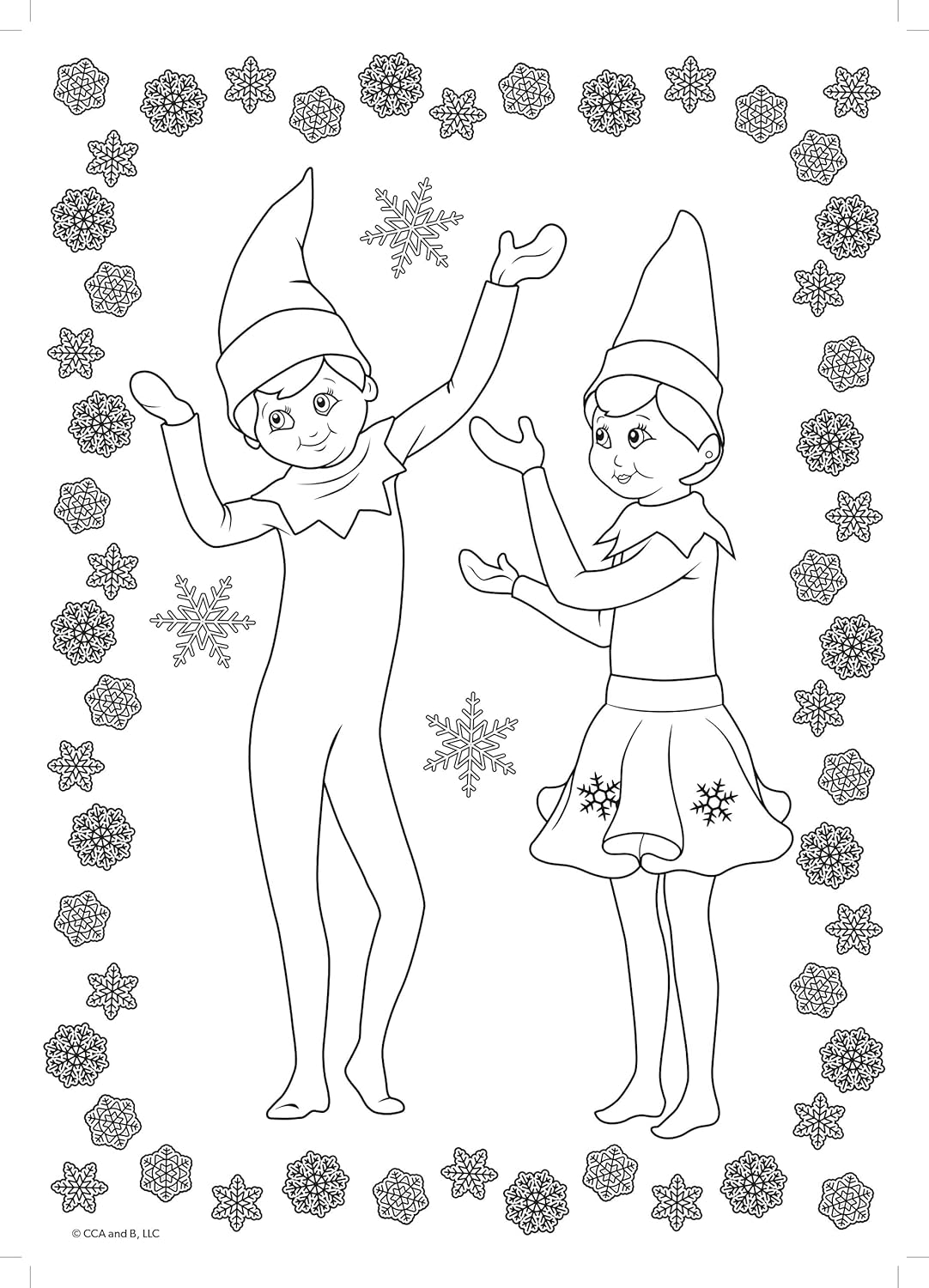 Elf on the Shelf Sticker Colouring Book - Christmas Activity for Kids 8