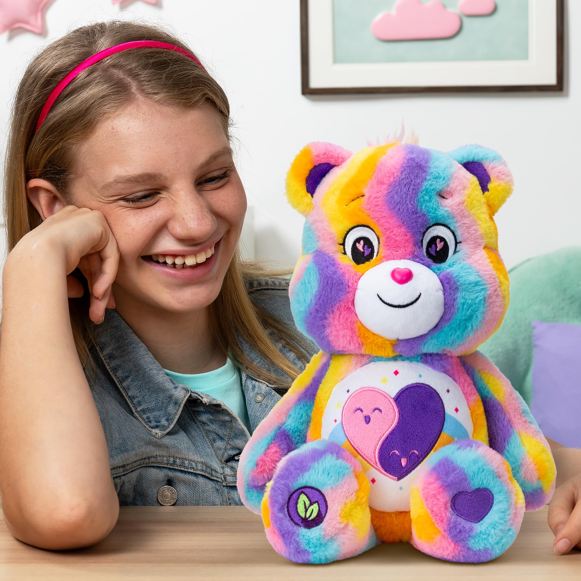 Care Bears Friend Forever Bear - 35cm Eco-Friendly Plush Toy for Kids 8