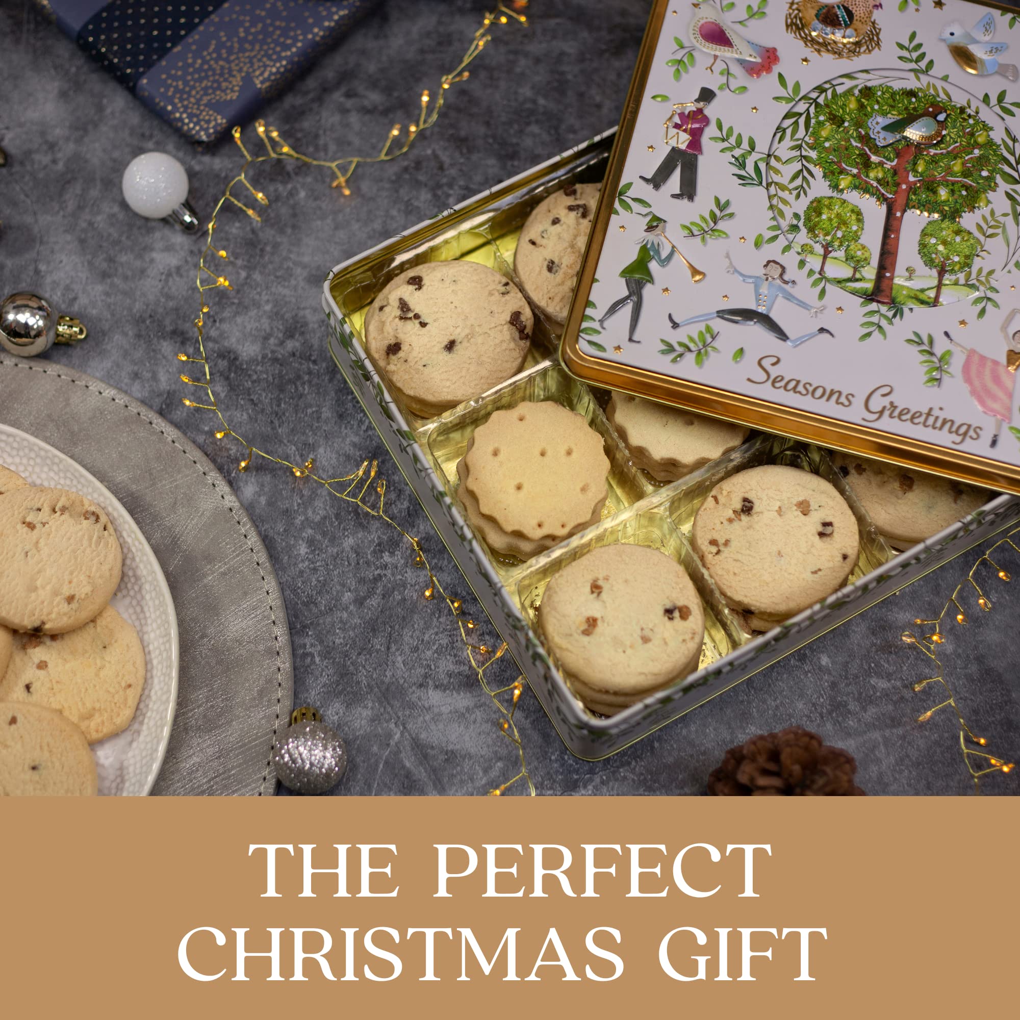 The Silver Crane Co. - 12 Days of Christmas Biscuits Tin Scottish Shortbread Gift Set 7