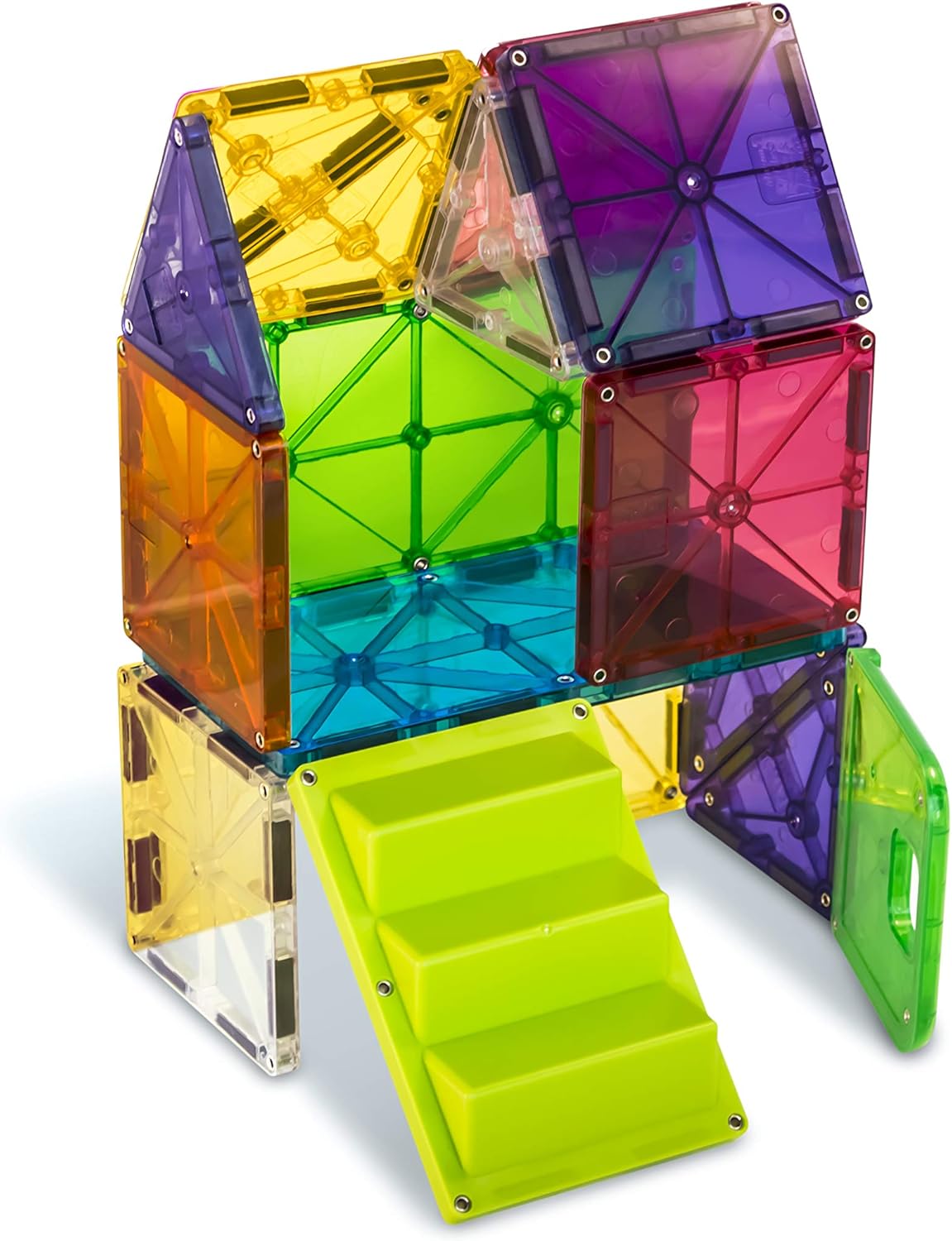 Magna-Tiles House 28 Piece Set - 3D Magnetic Building Tiles for Kids 3+ 7