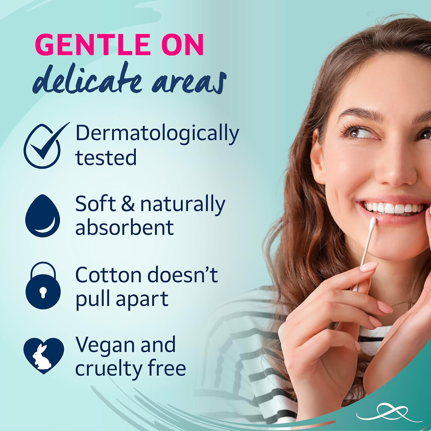 Lil-Lets Cotton Wool Buds (100% Pure Organic, Plastic-Free, FSC Certified) 6