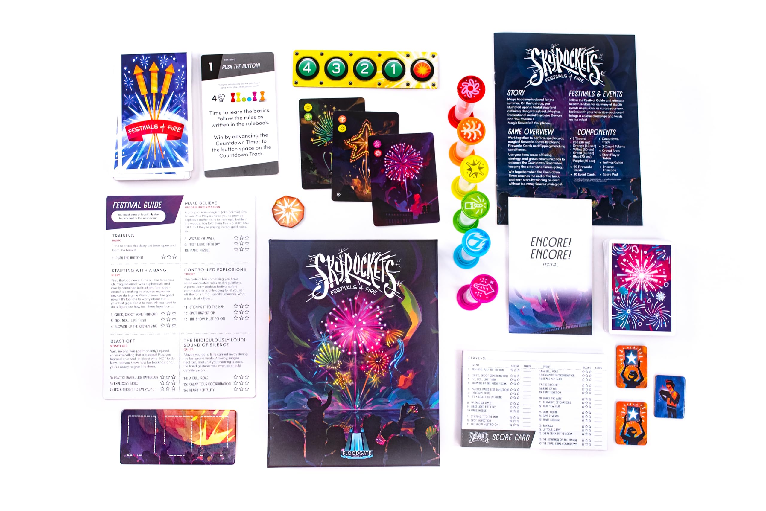 Floodgate Games Skyrockets: Festivals of Fire Card Game - English Version 10