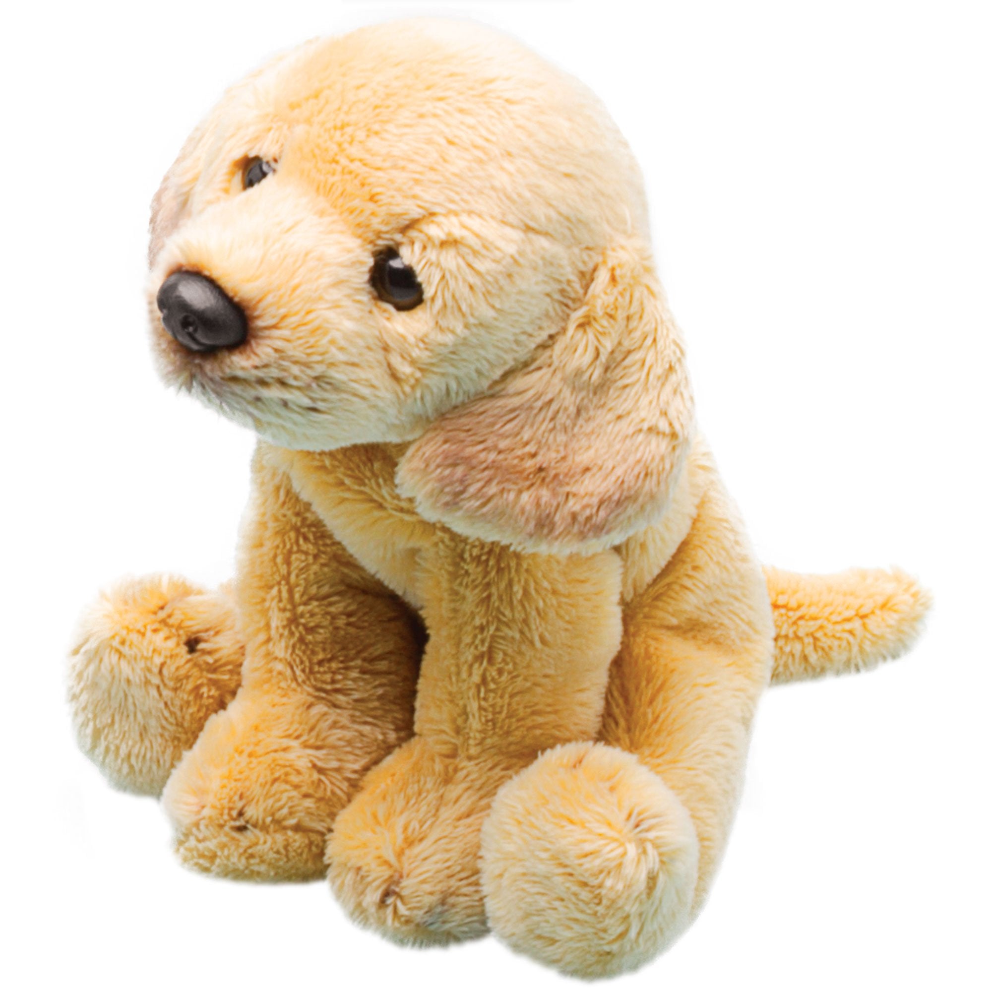 Suki Sitting Yellow Labrador Dog Soft Toy - Realistic Plush Stuffed Animal