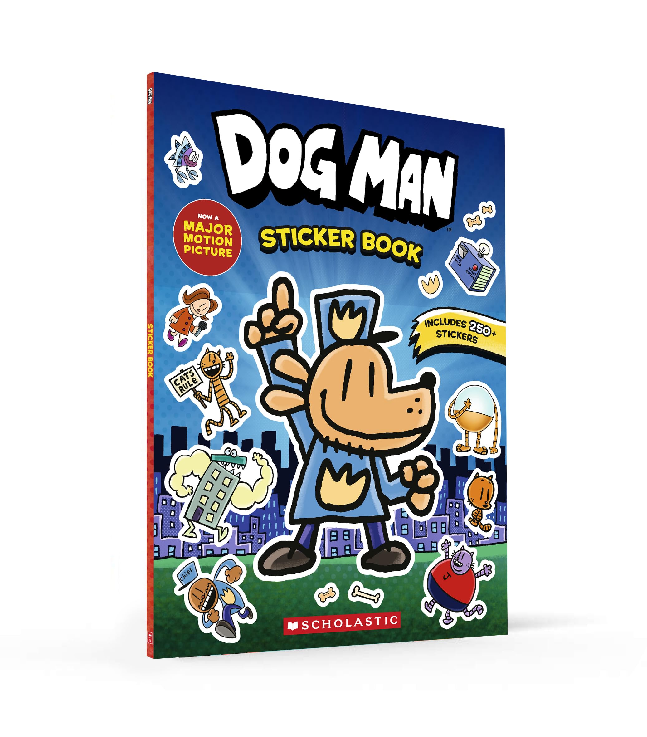 Scholastic Dog Man the Movie: Official Sticker Activity Book | 200+ Stickers | Ages 5-9