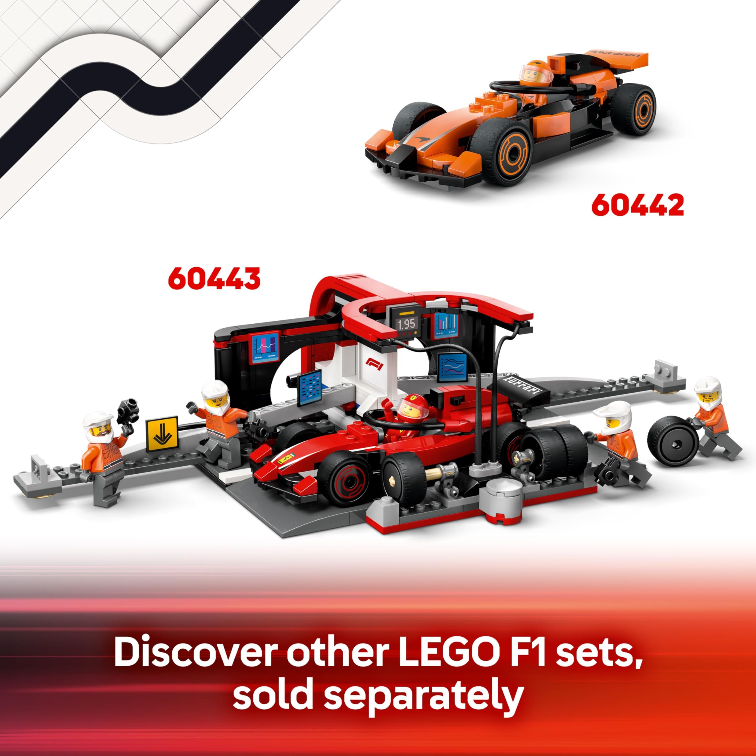 LEGO City F1 Truck with RB20 & AMR24 F1 Cars - Building Toy for 8+ Year Olds 8
