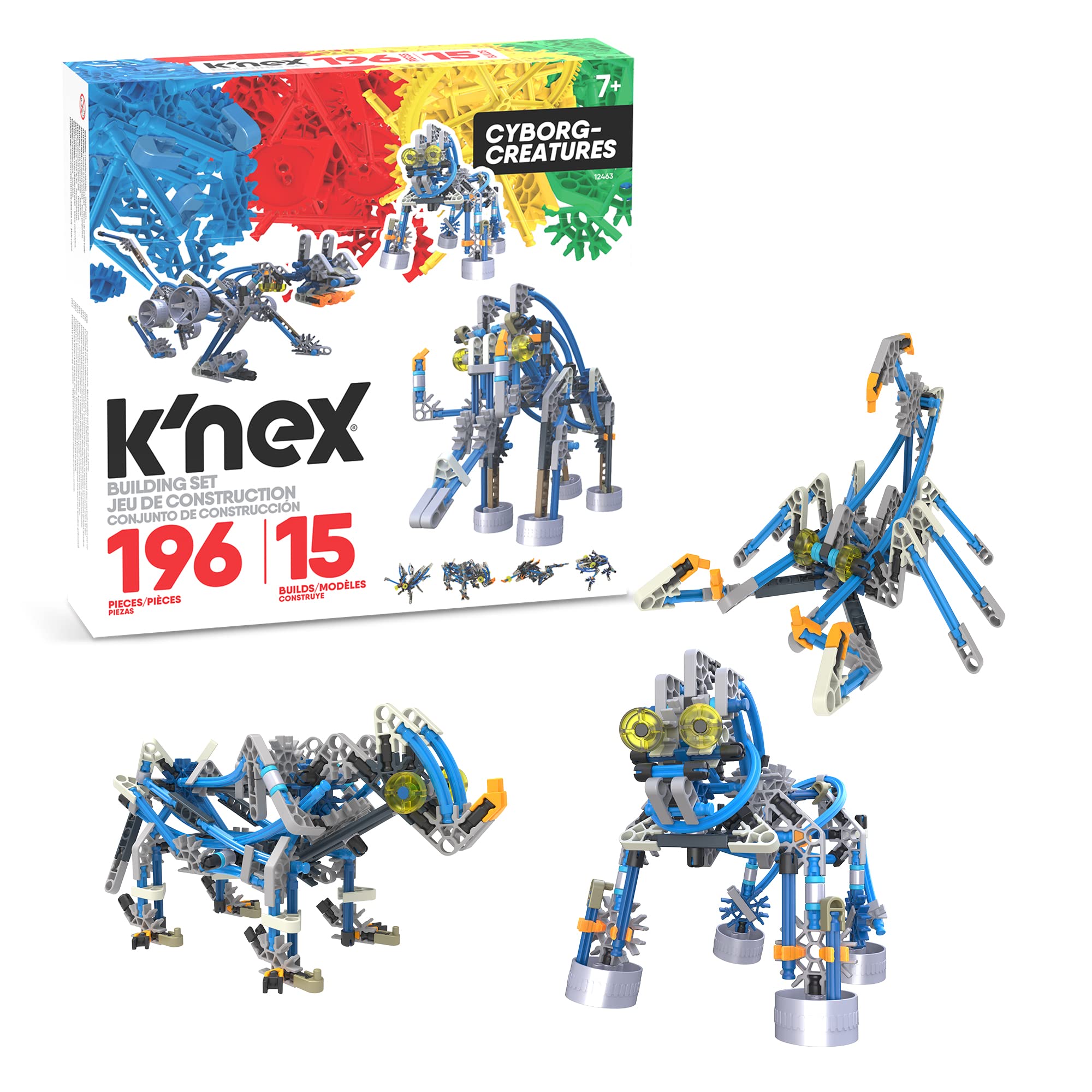 K'NEX Cyborg Creatures Building Set - 196 Pieces, 15 Models, Ages 7+ 9