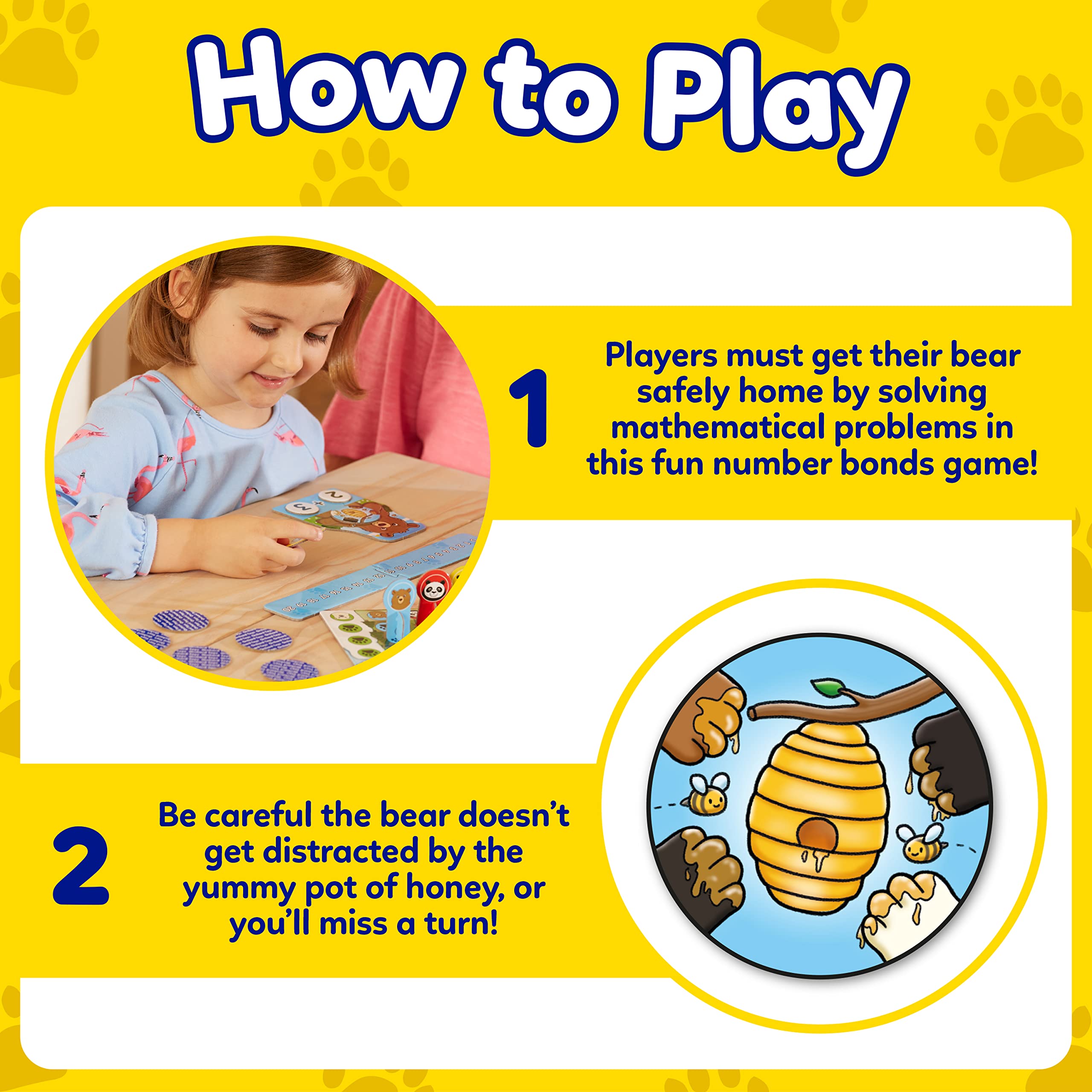 Orchard Toys Number Bears Maths Game for Kids - Learn Addition & Subtraction, Number Bonds to 20, Educational Board Game for Children 5+ 3