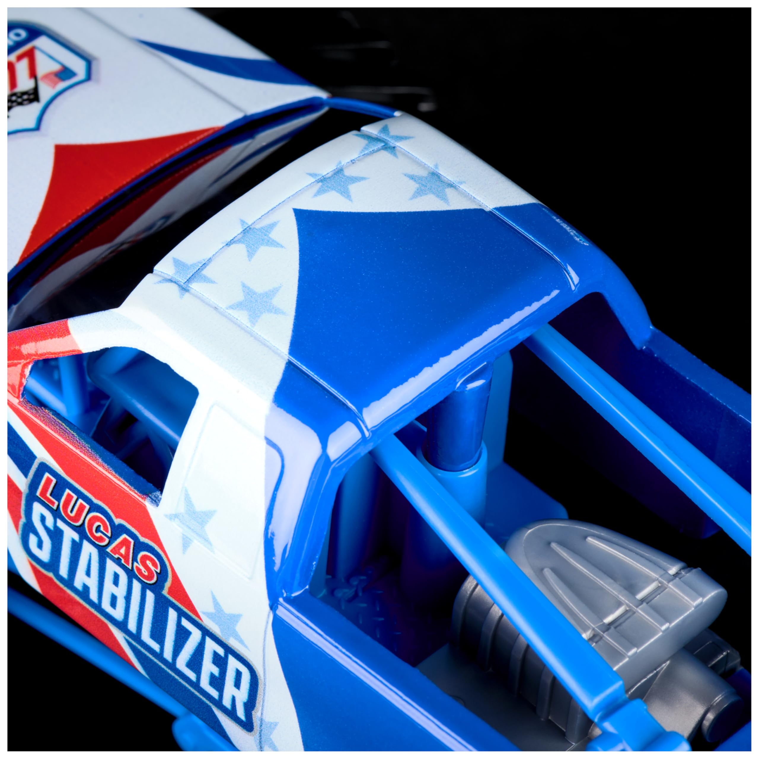 Monster Jam Lucas Stabilizer Monster Truck - 1:24 Scale Die-Cast Vehicle for Kids 6